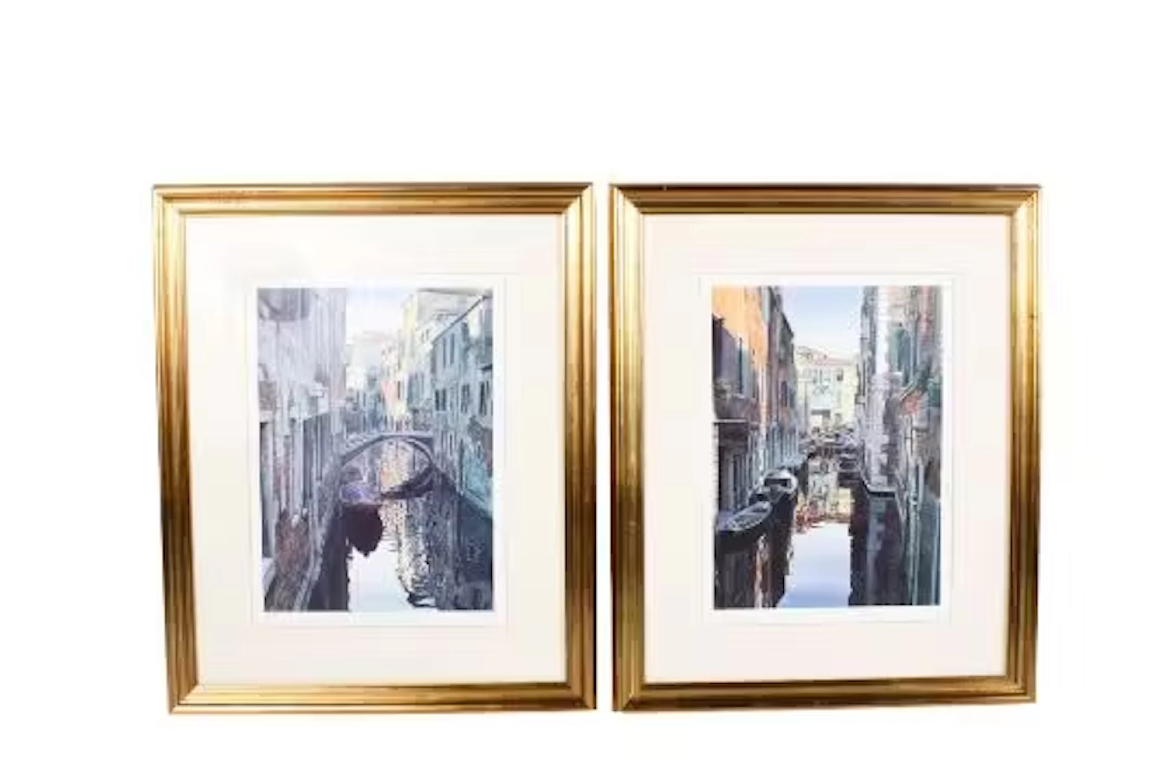 Pair of signed limited edition Michael MacDonagh prints of Venice.
