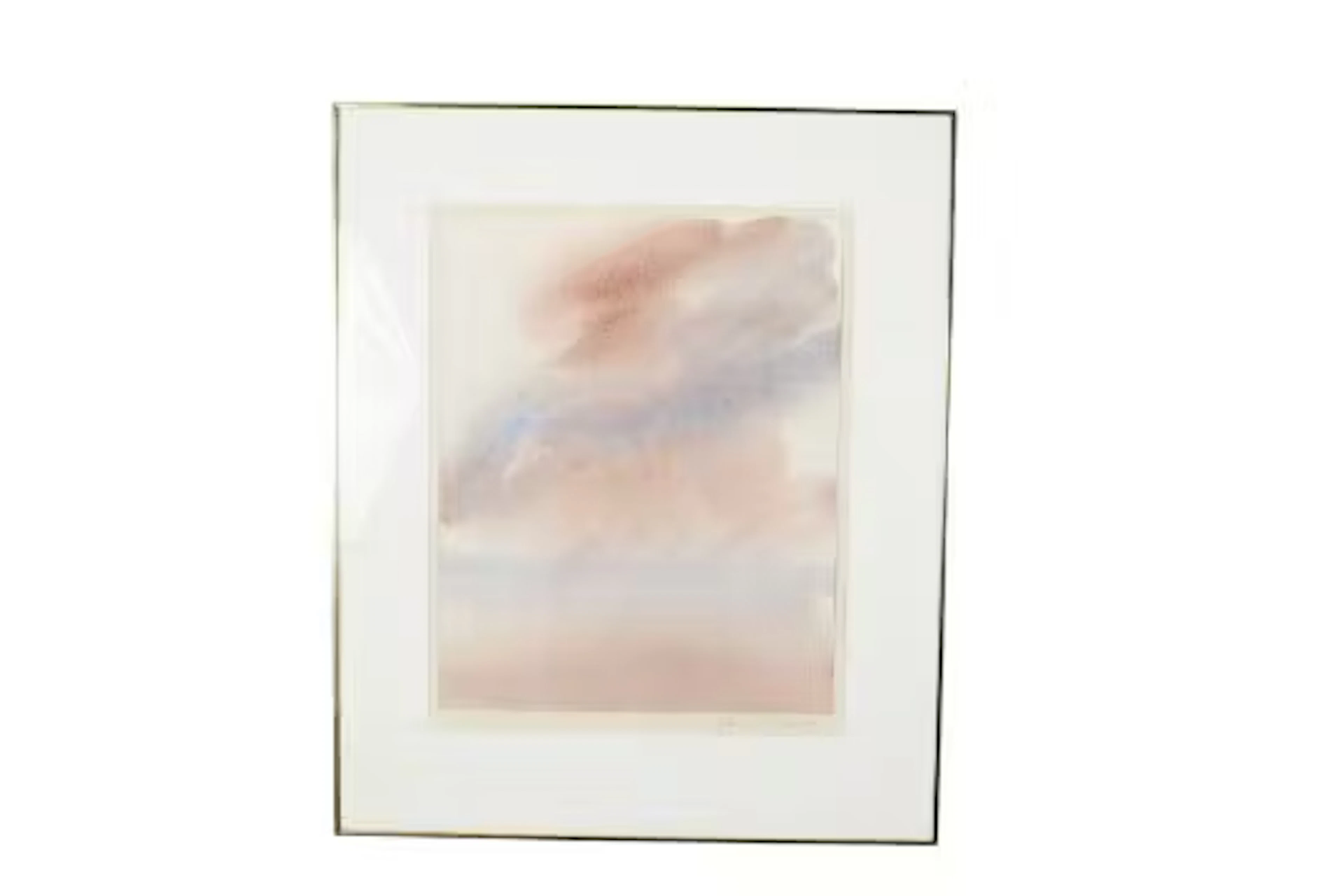 Brian McMinn (South African 1937-2003), watercolour, abstract scene.