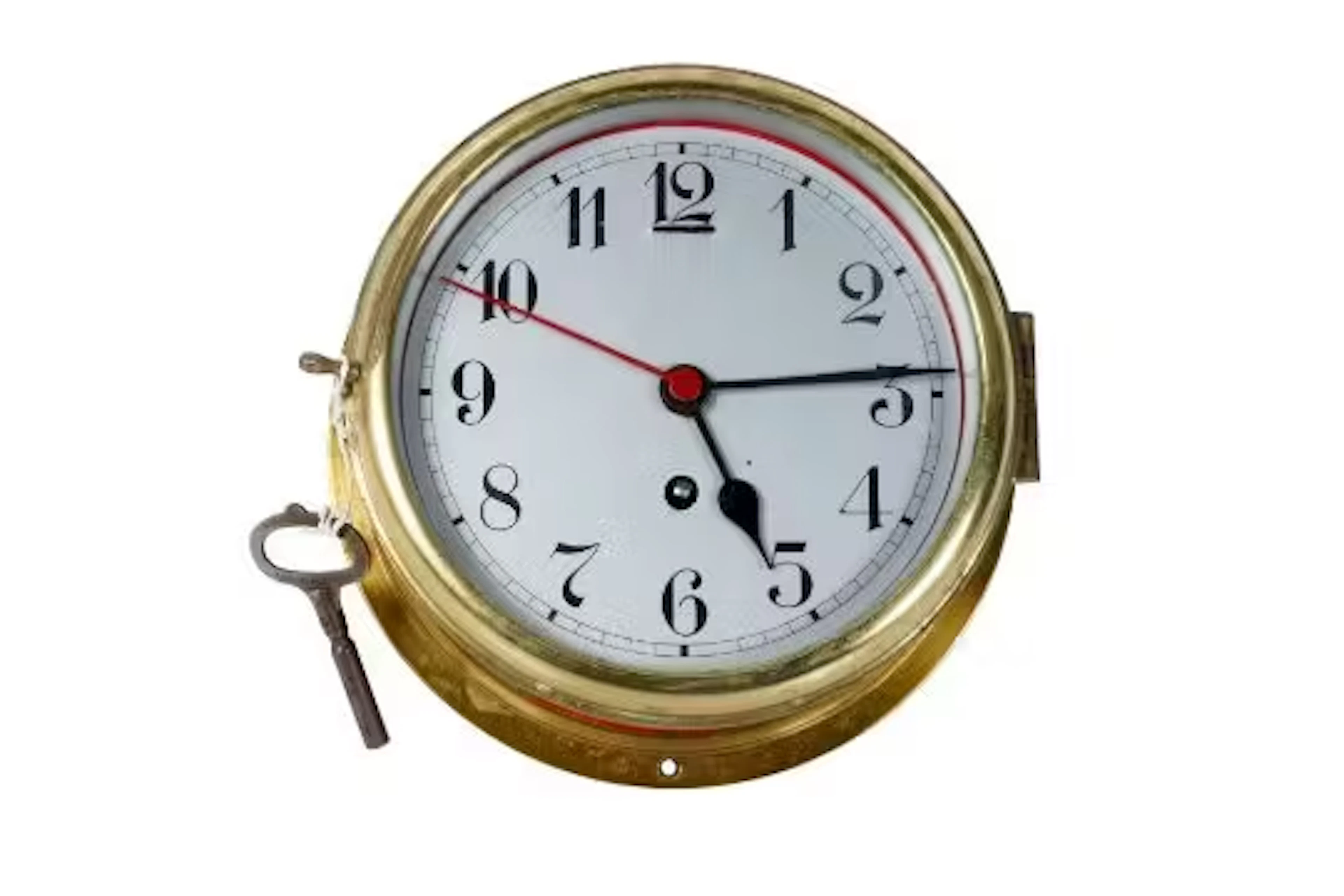 A ships bulkhead wall clock.