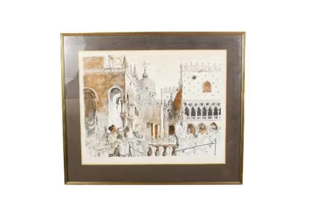 John Ward (20th century), signed limited edition print.