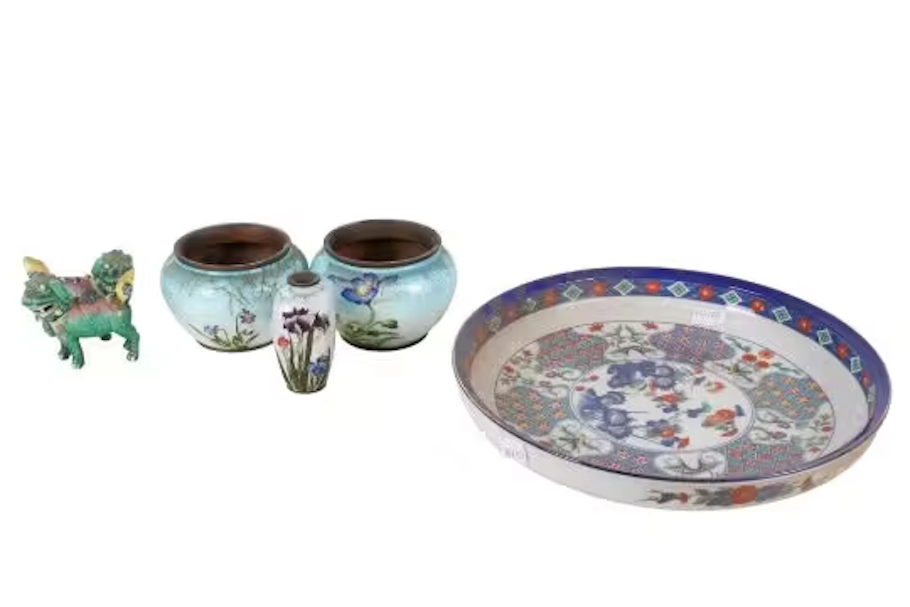 An assortment of oriental collectables.
