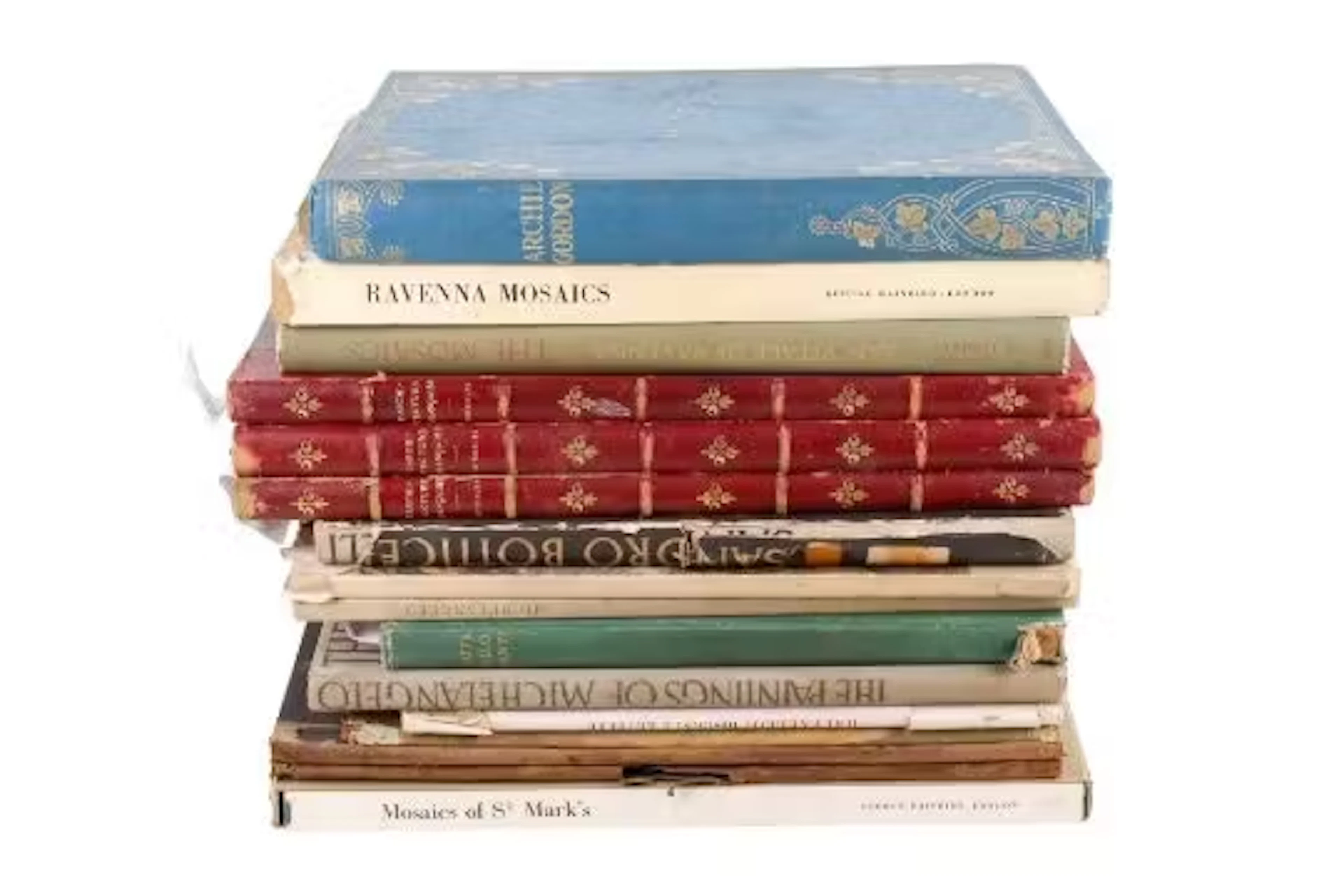 A collection of books regarding Art and Architecture.