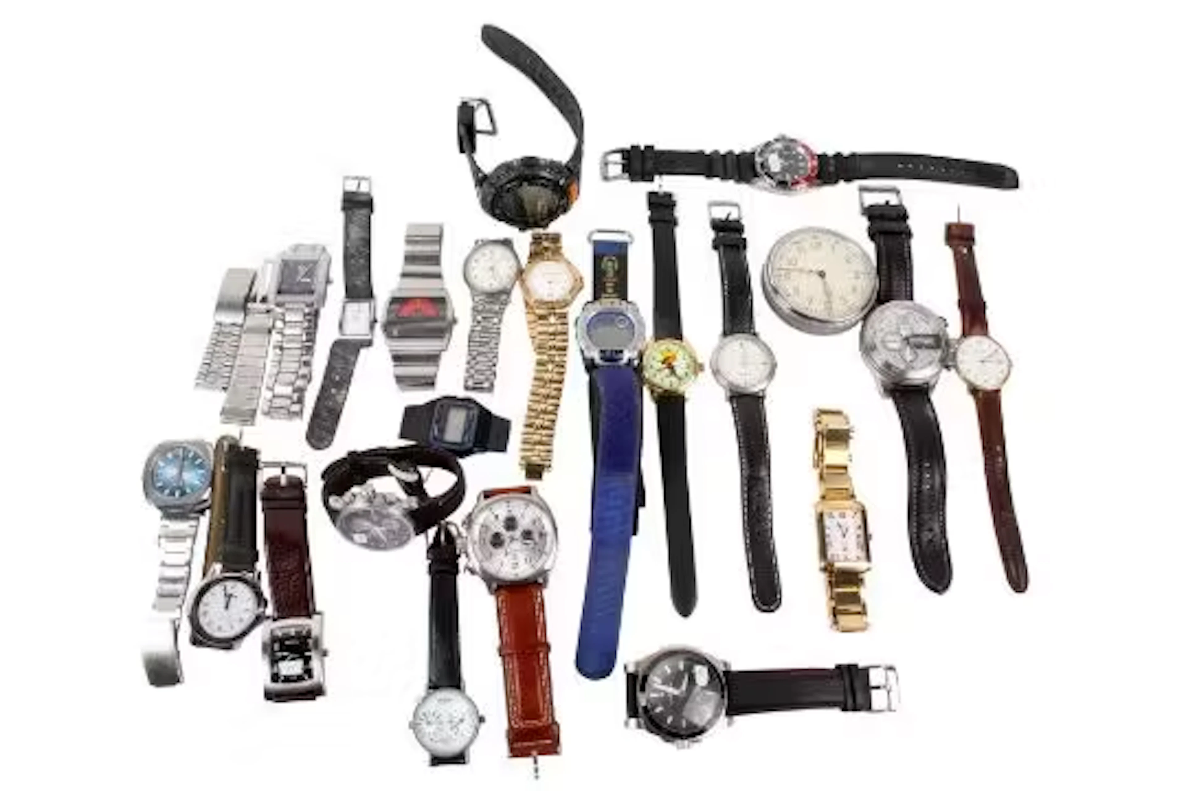 A collection of gentlemen's watches.