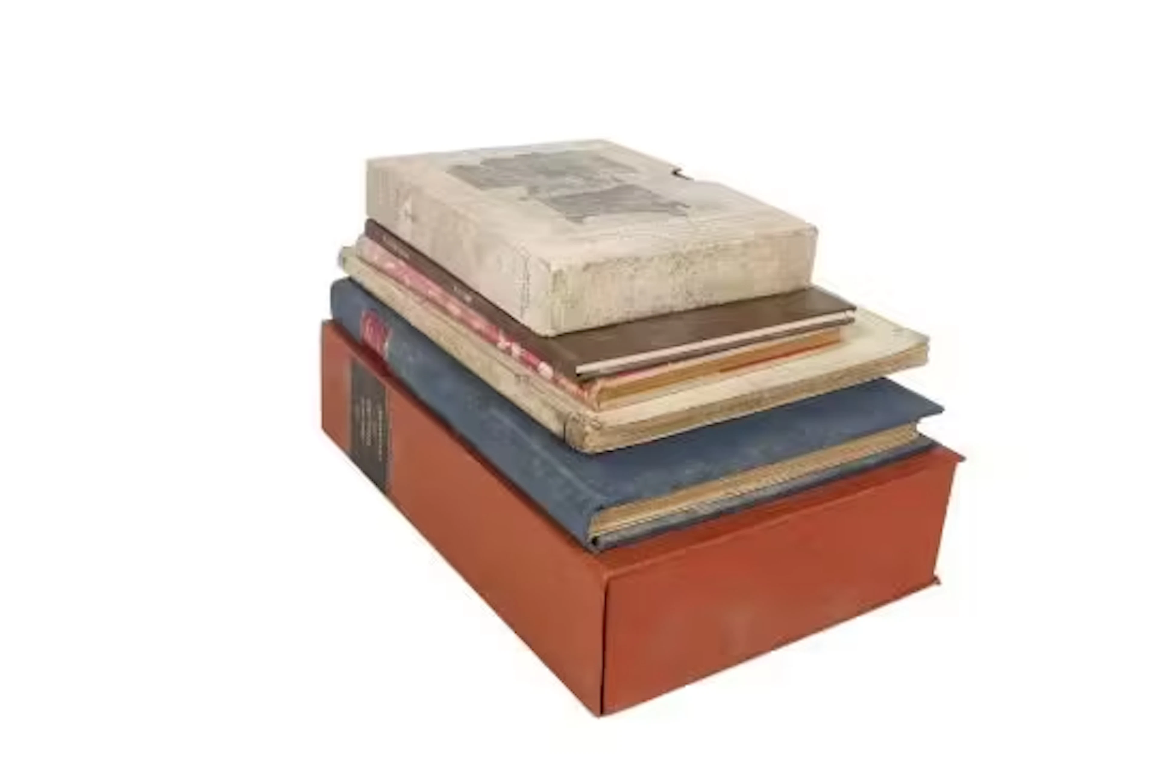 A collection of assorted antiquarian design related books.