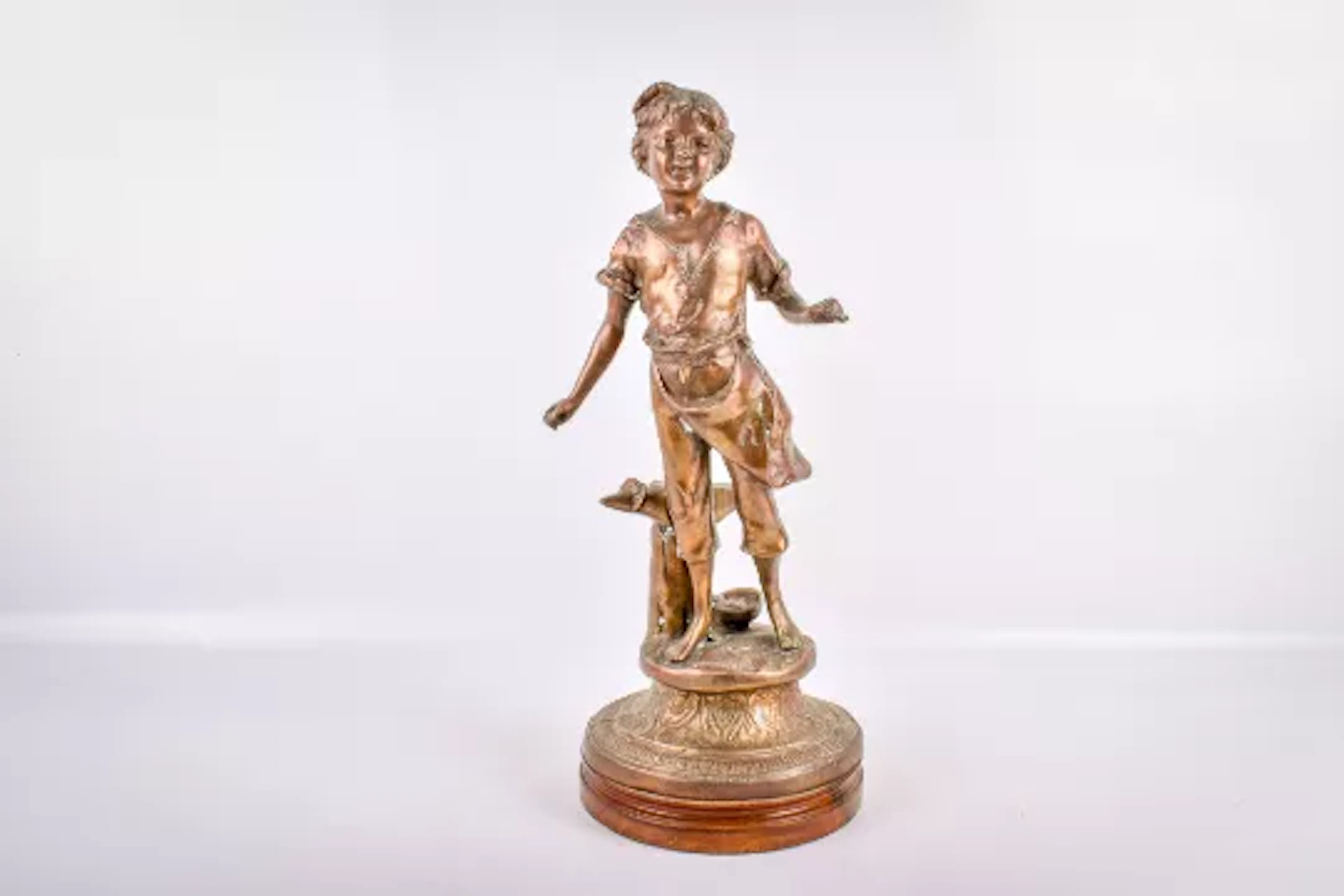 After Ernest Rancoulet (1842-1918), reproduction bronze figure of