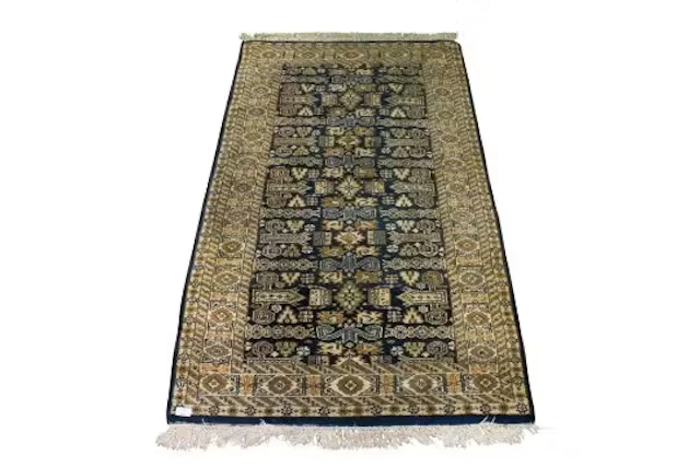 A vintage Turkish rug.