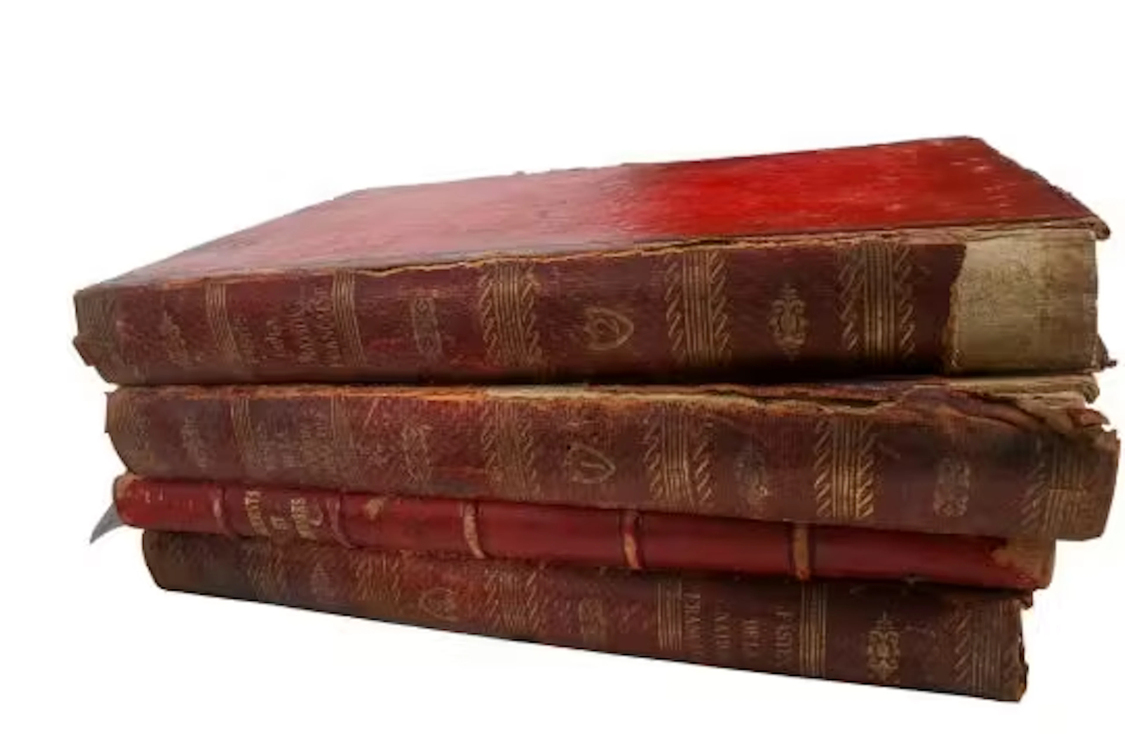 A collection of assorted antiquarian design related books.