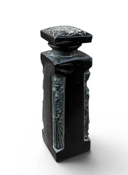 Rene Lalique "Ambre d'Orsay" Black Glass Perfume Bottle