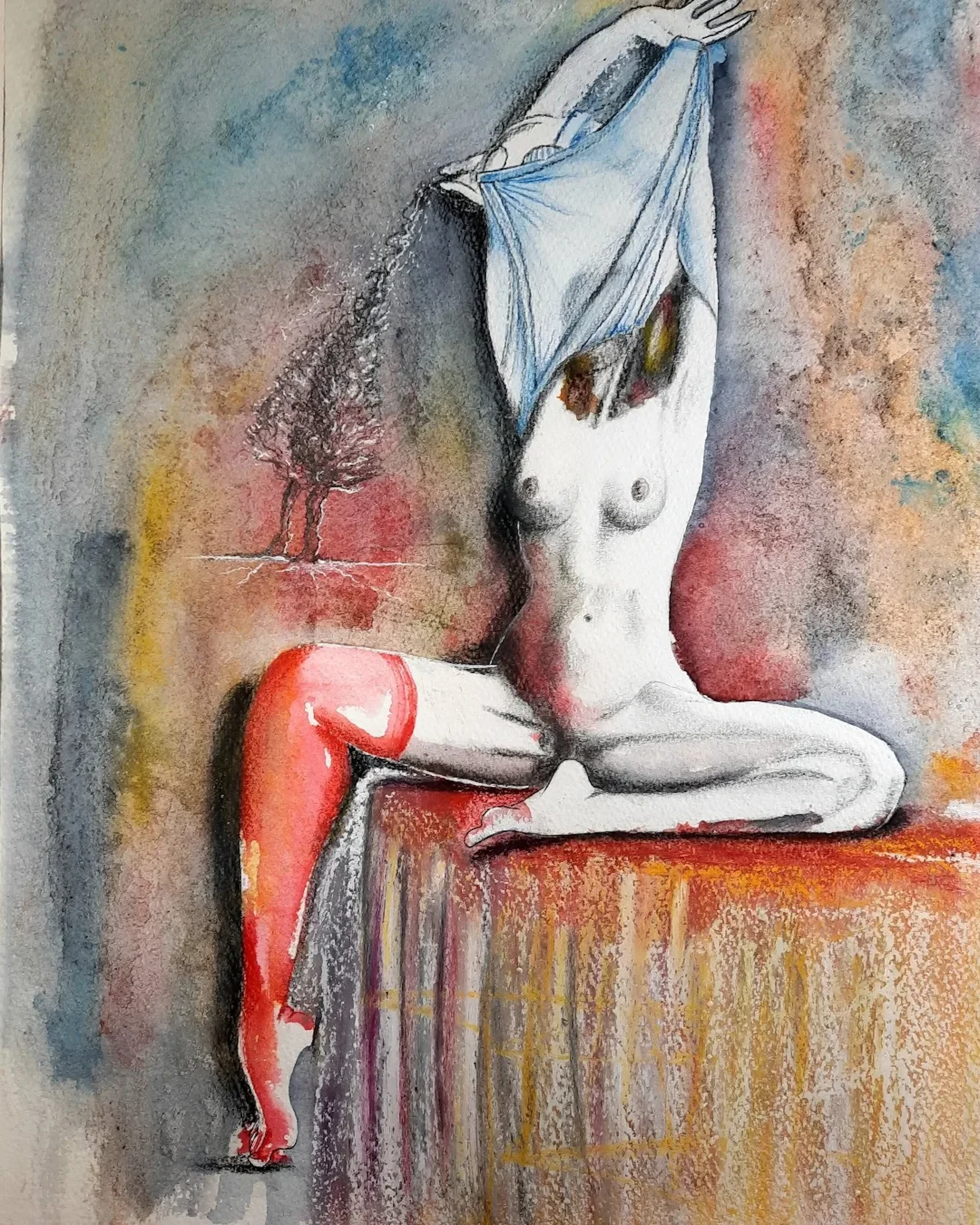 Une fille au collant rouge…