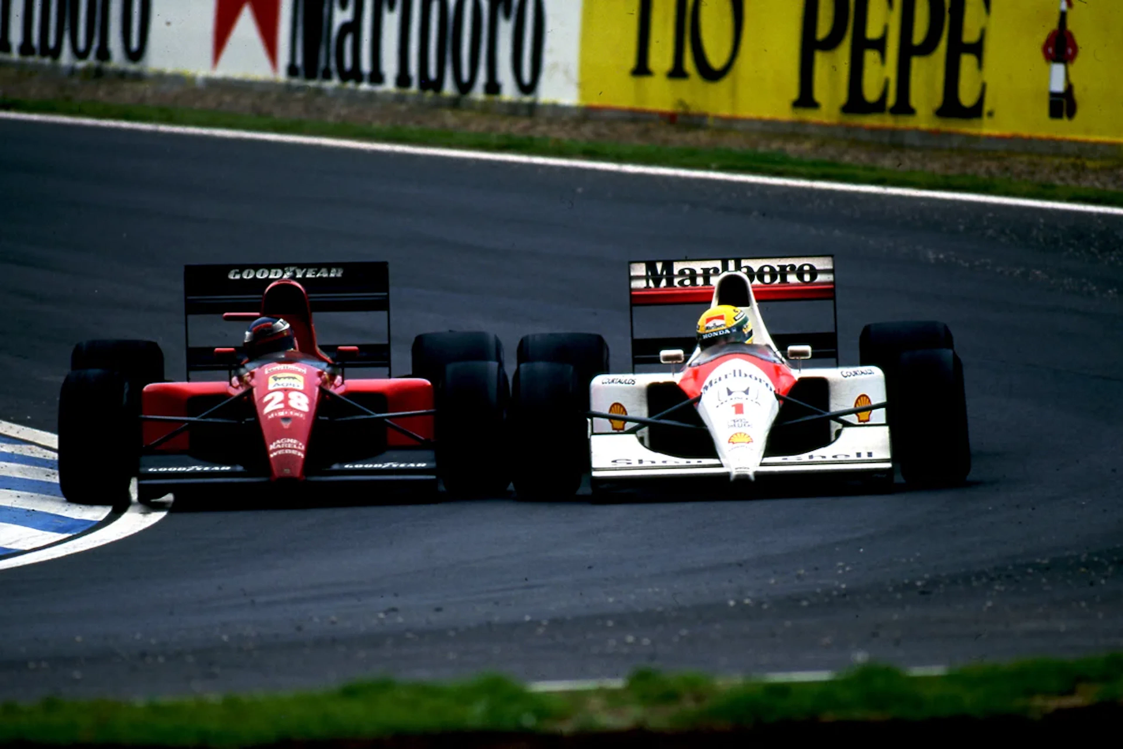 Senna Alesi, le duel
