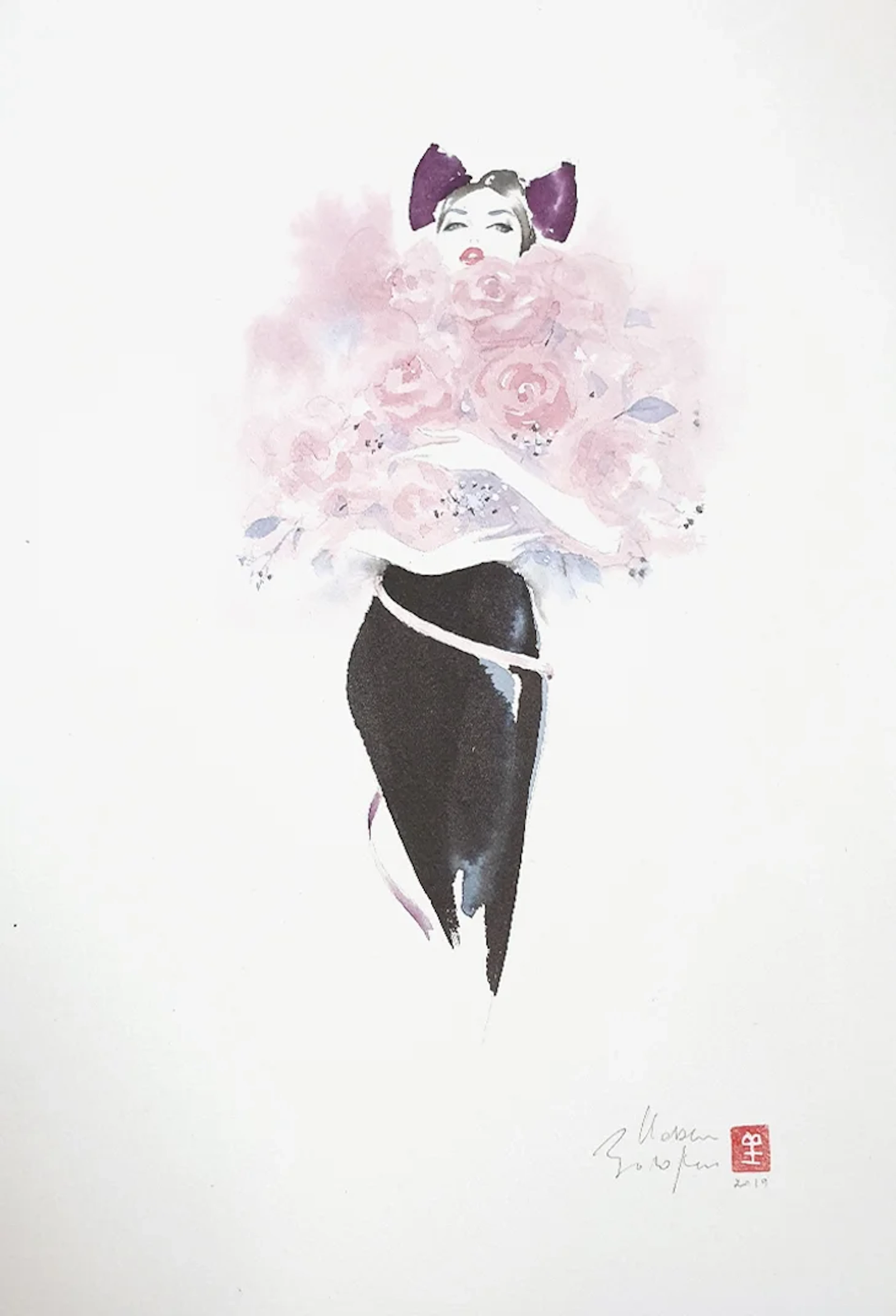 La Jeune Fille et les Roses