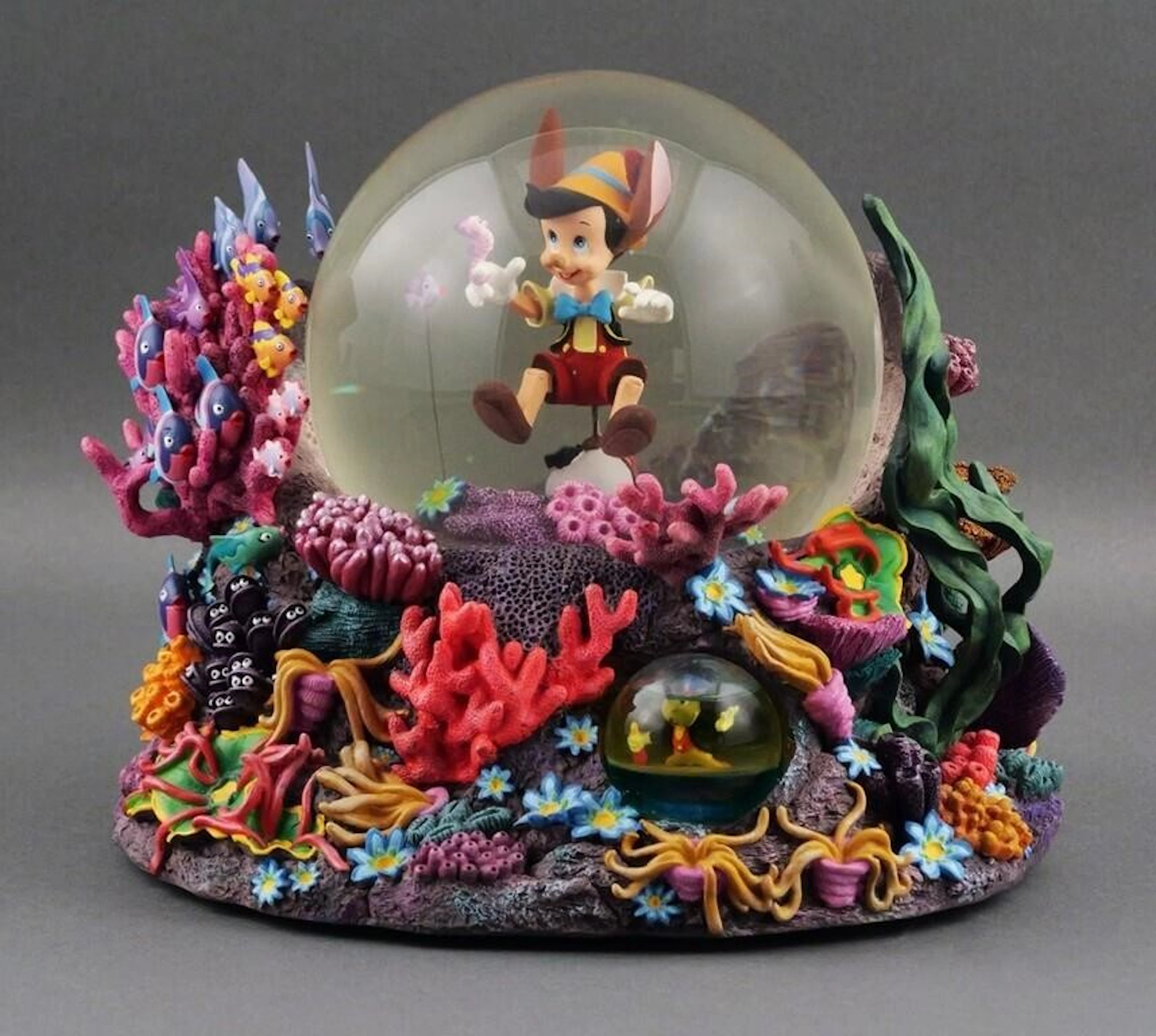 Disney Pinocchio Under Sea Snowglobe Music #96310