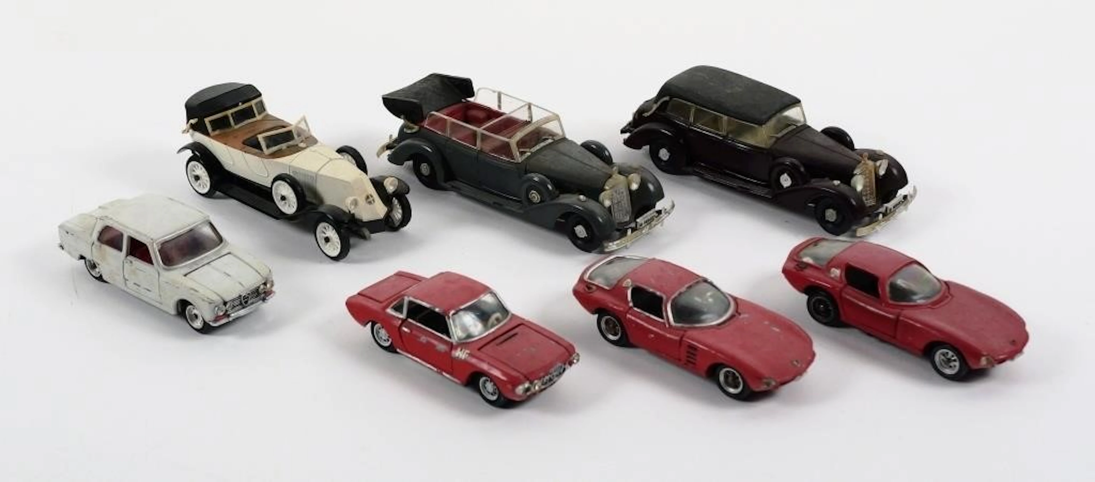 (7) Vintage RIO & Mercury Diecast Model Cars