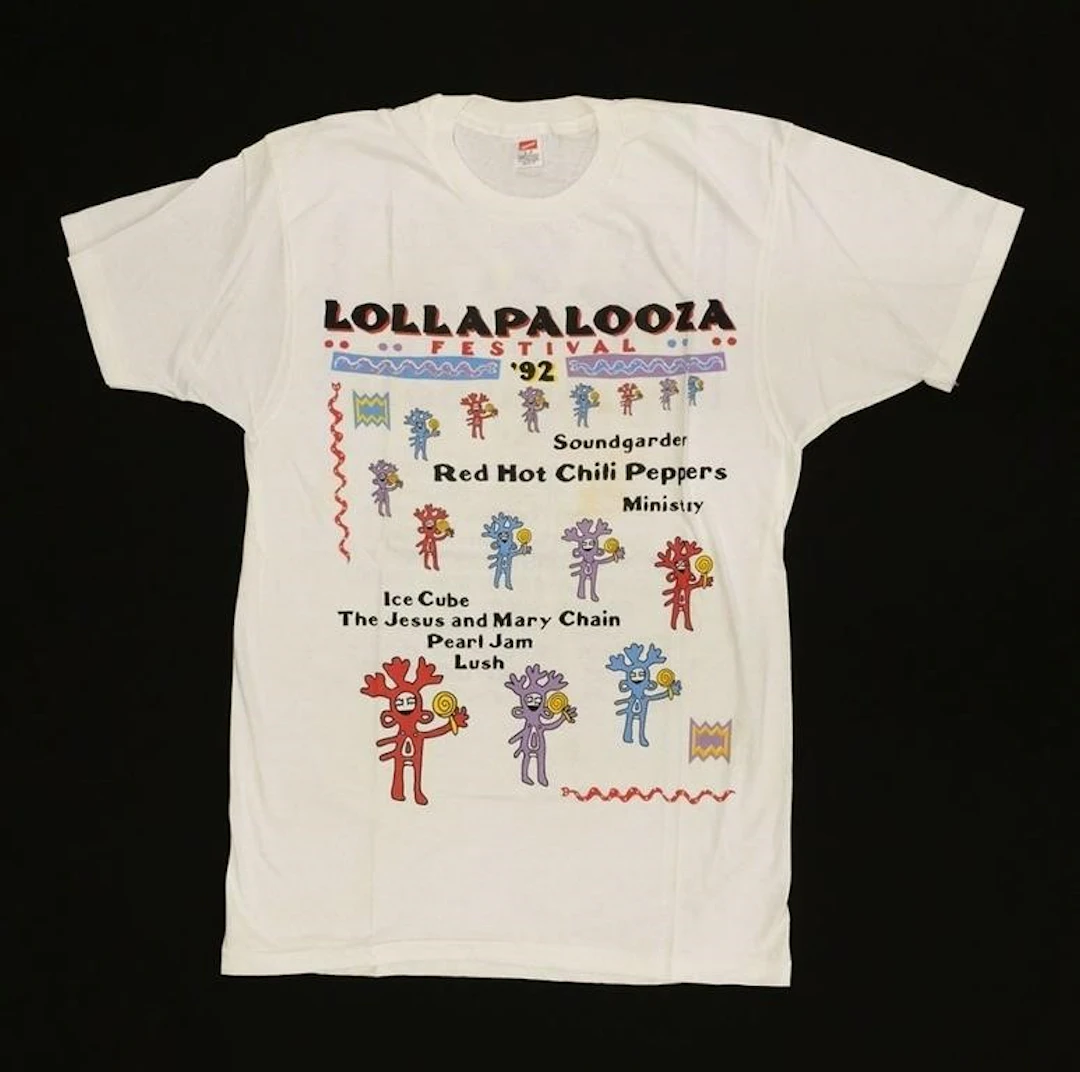1992 Lollapalooza Festival Concert T-Shirt