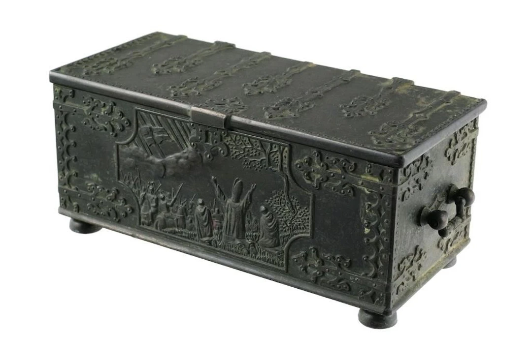Bronze "Anno 1219" Humidor Iron Art of Copenhage