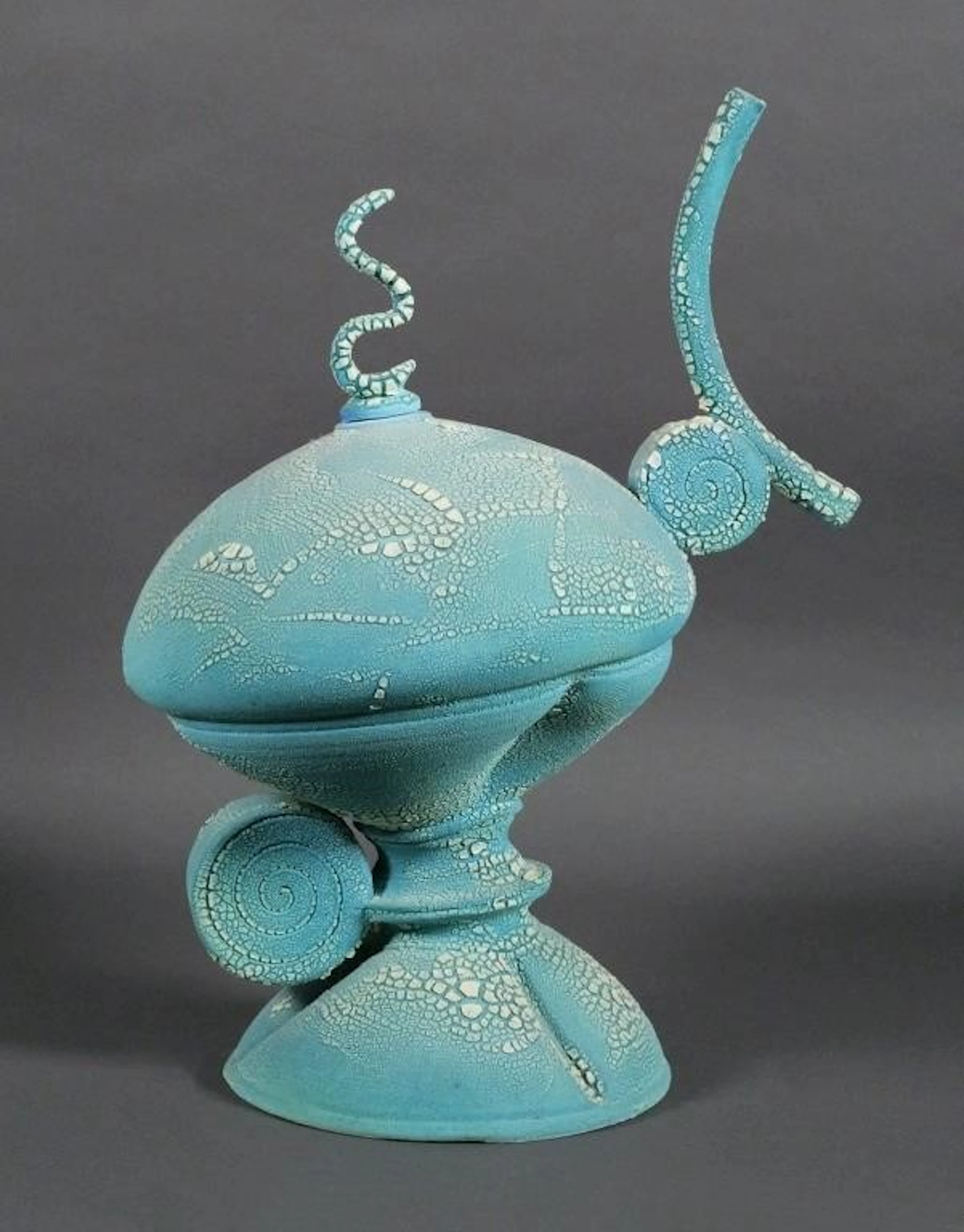 Blue Studio Ceramic Abstract Sculpture