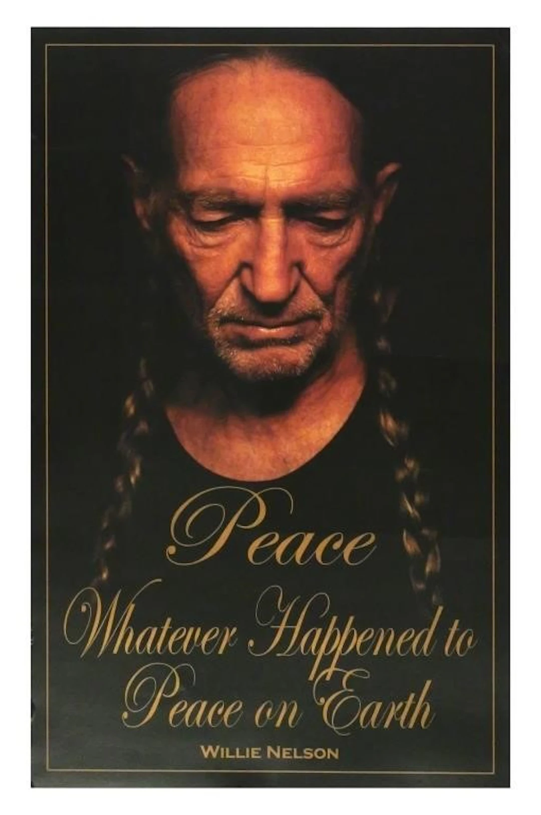 Willie Nelson 2003 Peace on Earth Poster