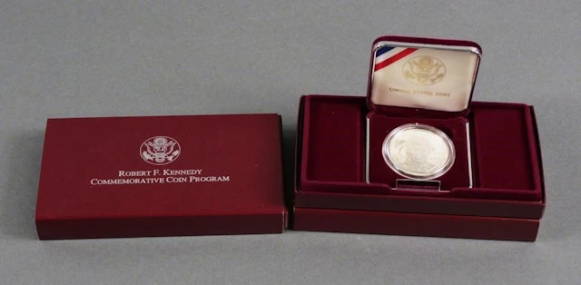 (2) 1998 Robert F. Kennedy Silver Dollars
