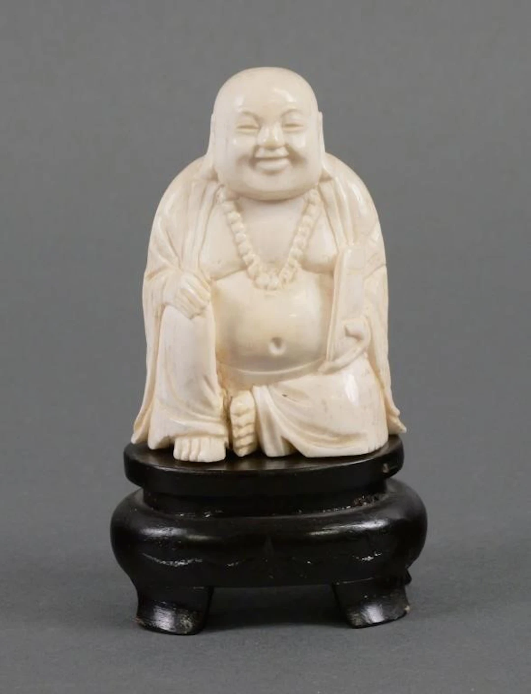 Carved Ivory Buddha Figure