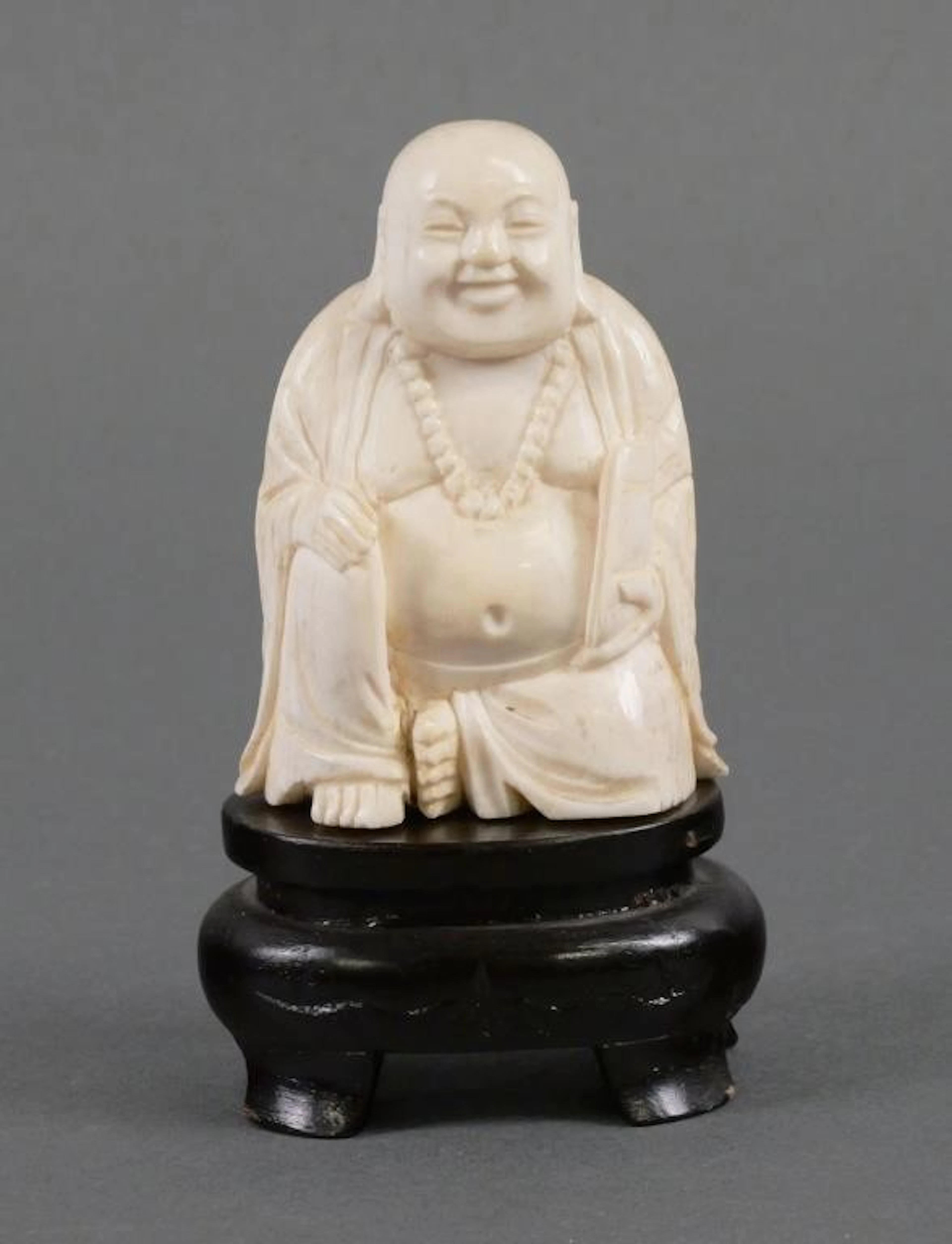 Carved Ivory Buddha Figure