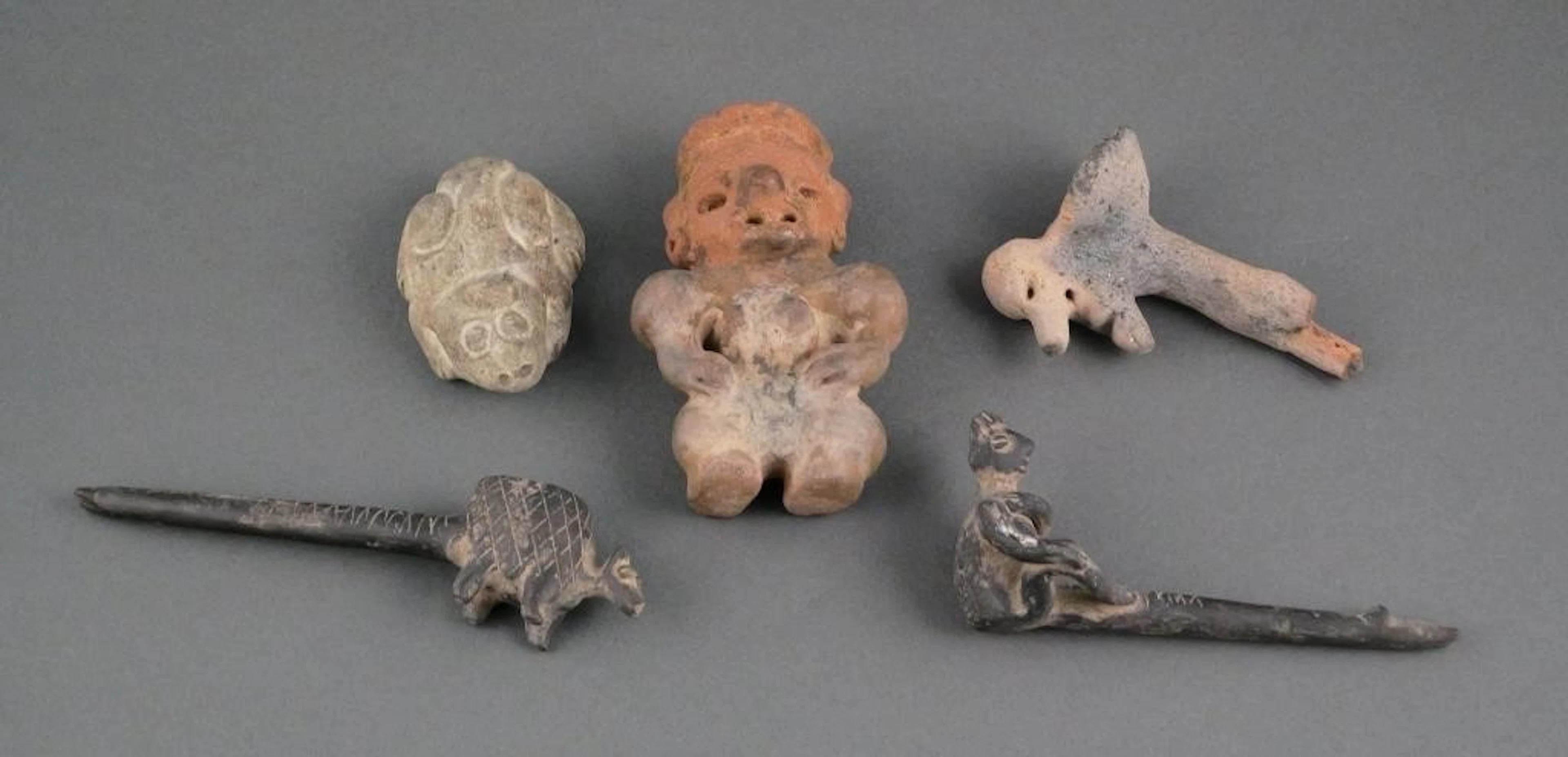 (5) Pre-Columbian Pottery Pieces