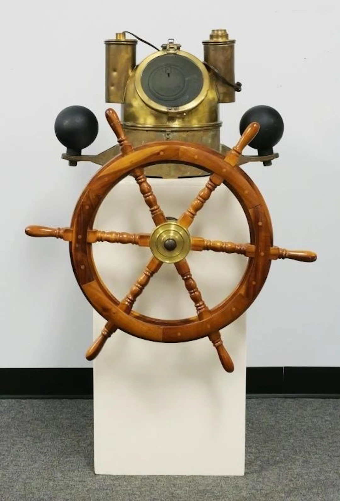WWI Compensating Binnacle E.S. Ritchie Compass