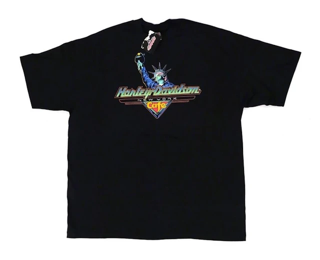 Harley-Davidson New York Cafe Statue T-Shirt 2XL