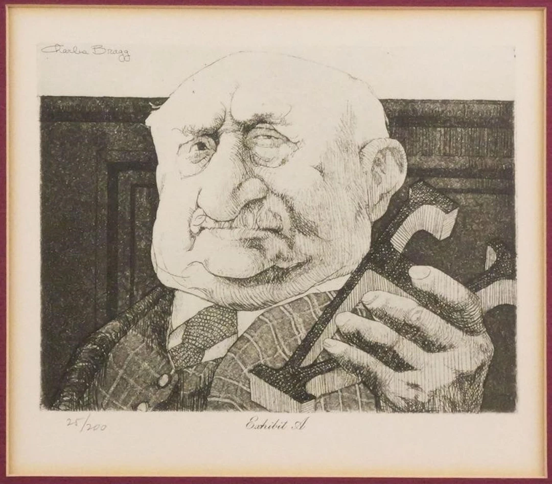 CHARLES BRAGG, Etching, Exhibit A