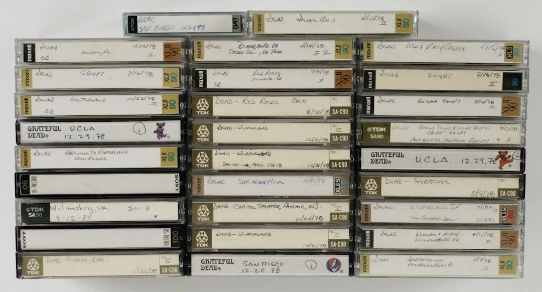 (29) Grateful Dead Live Cassette Tapes 1978