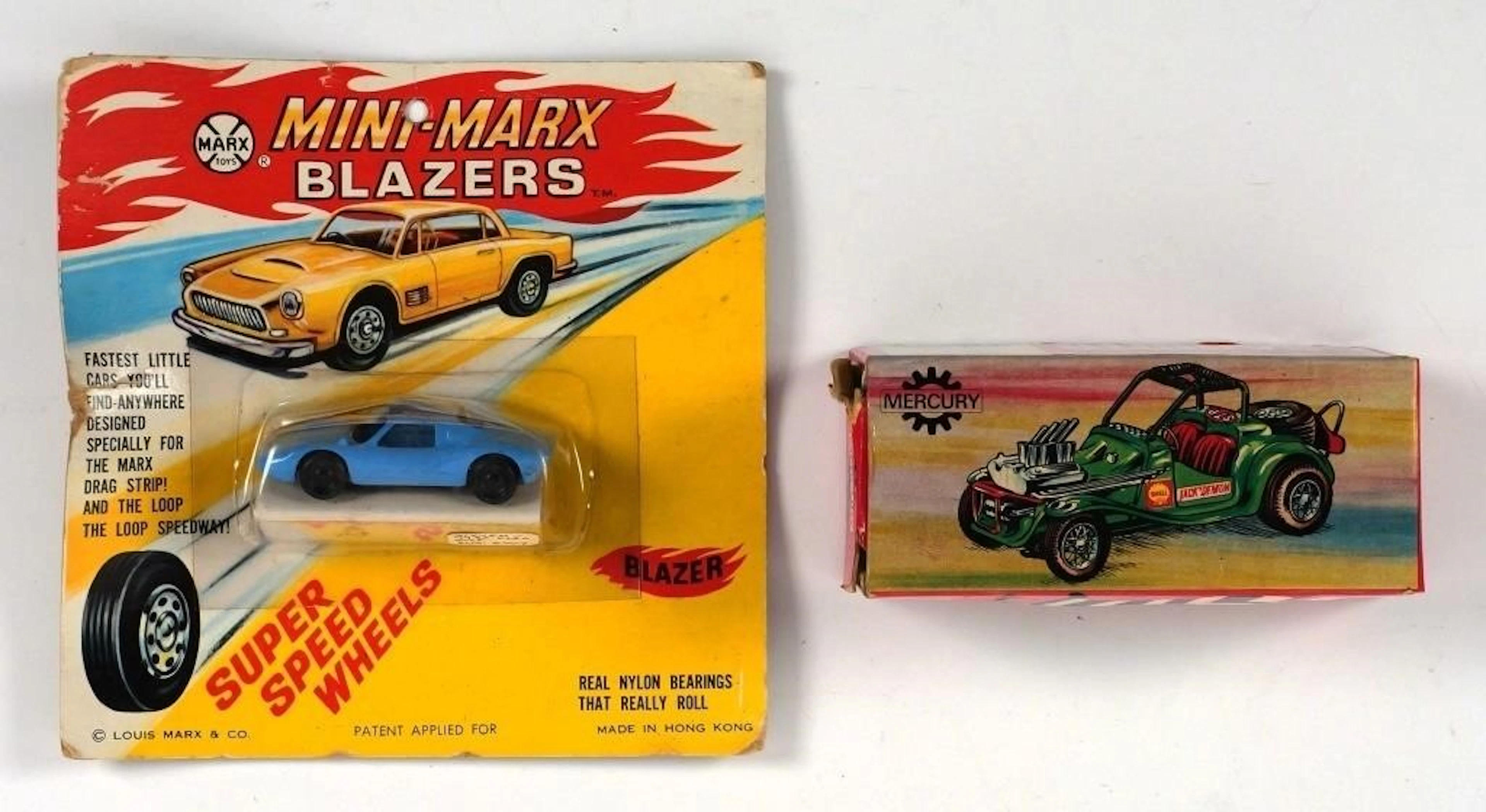 (2) Vintage Mercury & Mini Marx Diecast Cars