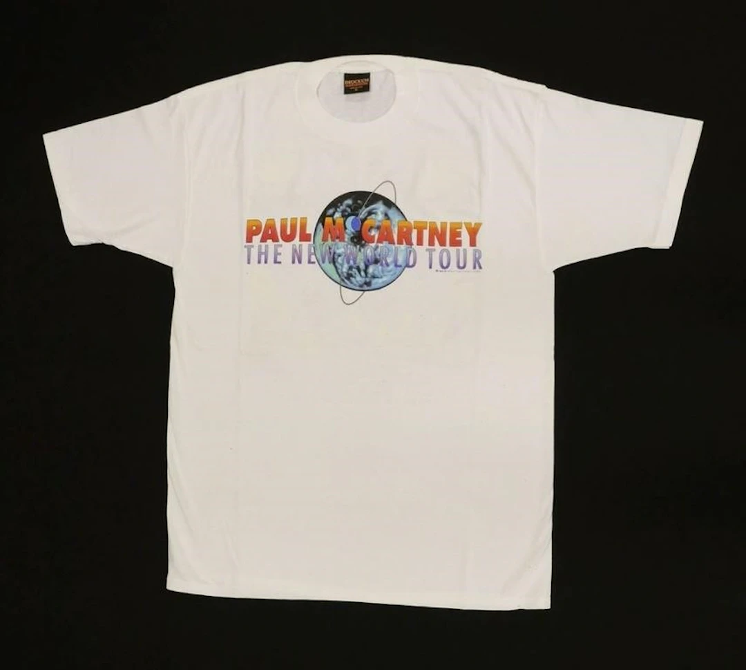 1993 Paul McCartney New World Tour T-Shirt