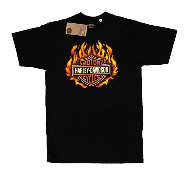 1999 Harley-Davidson Flame Logo T-Shirt L