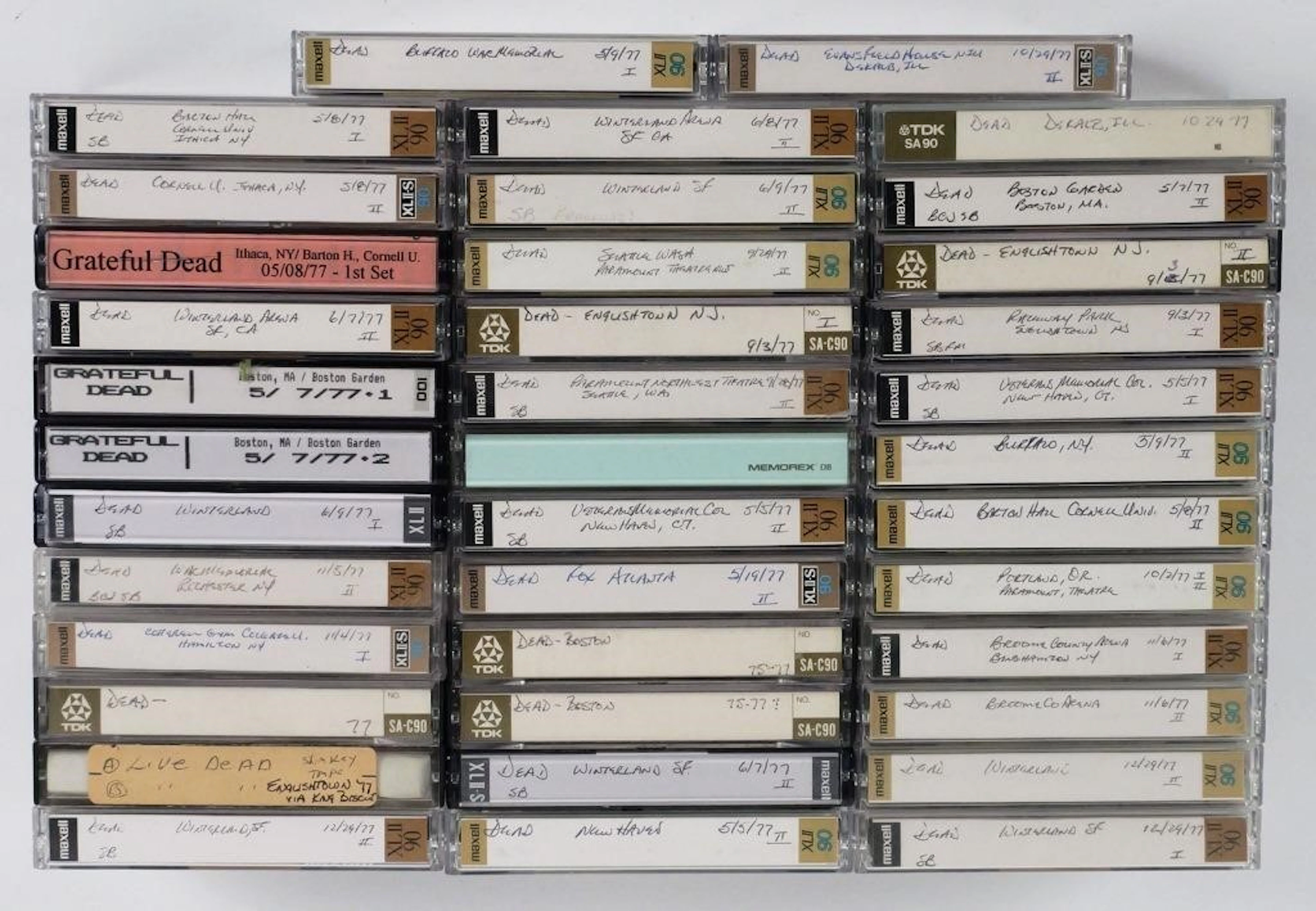 (38) Grateful Dead Live Concert Tapes 1977