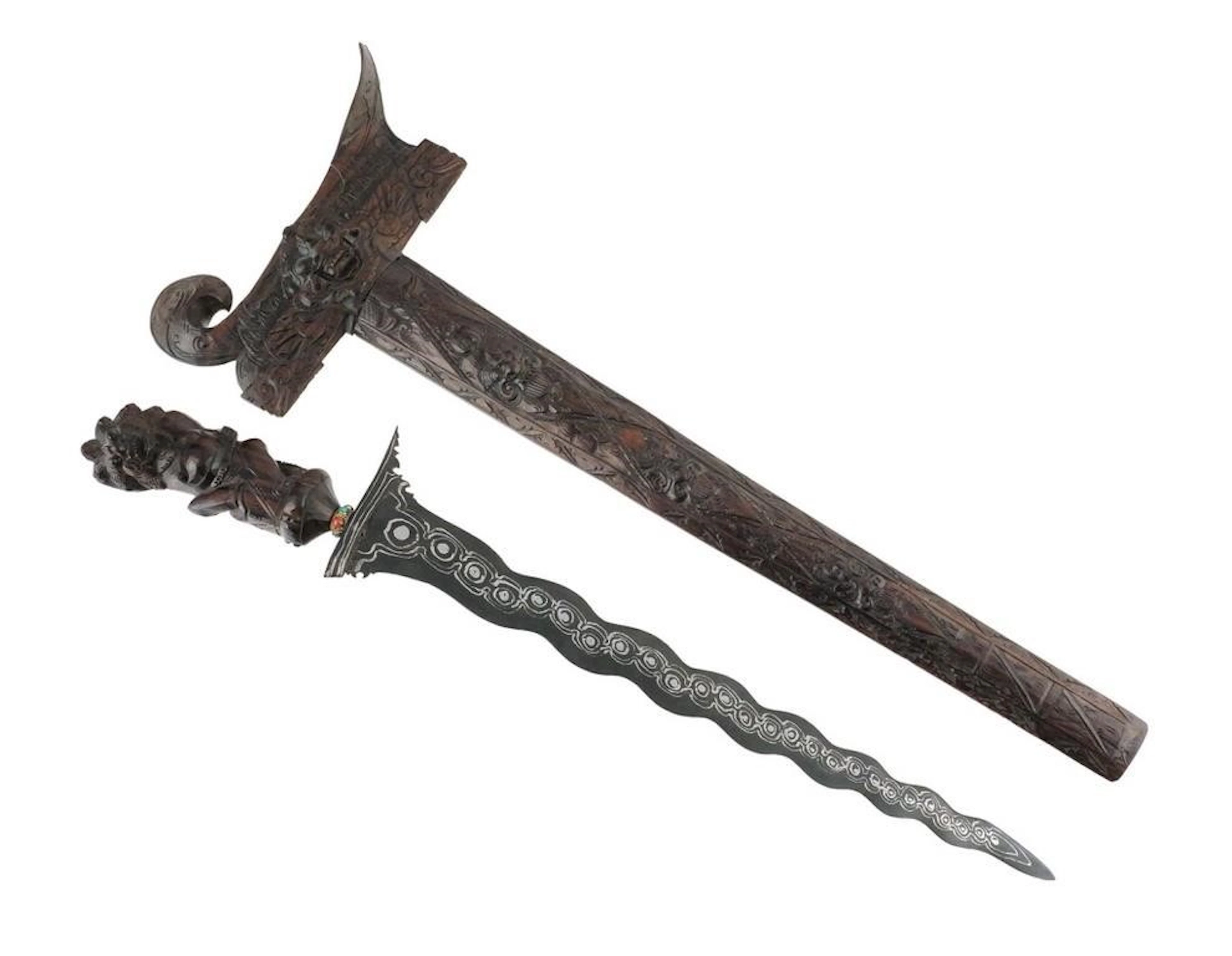 Balinese Indonesian Keris Kris Sword Dagger