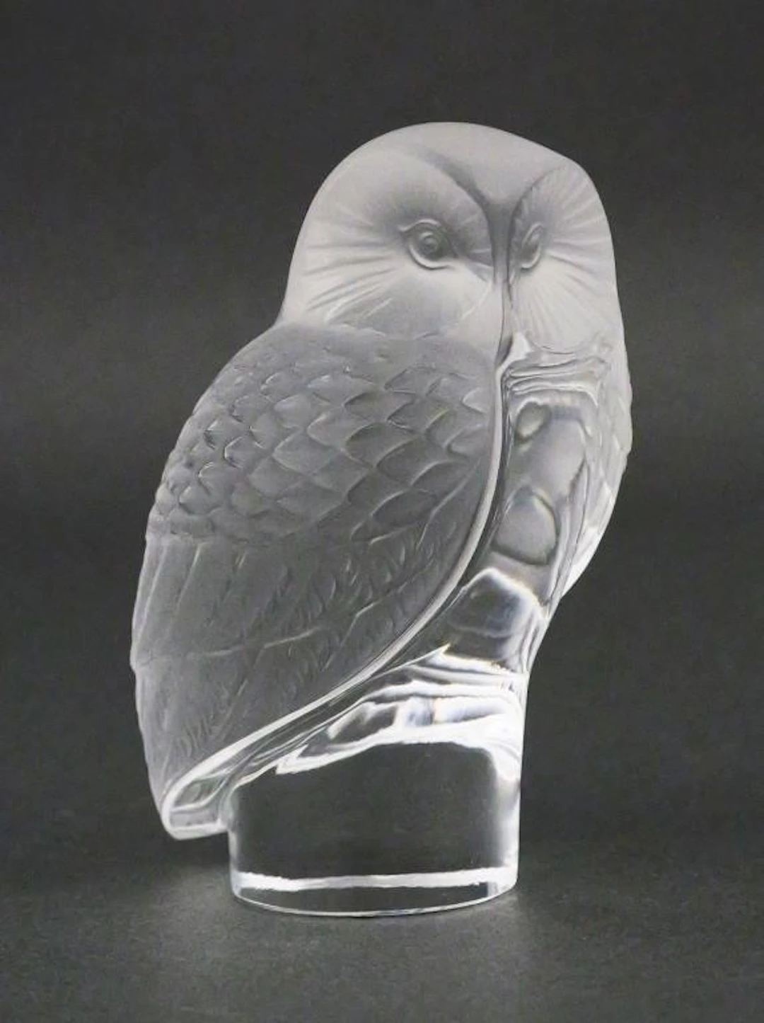 Lalique Chouette Owl Paperweight