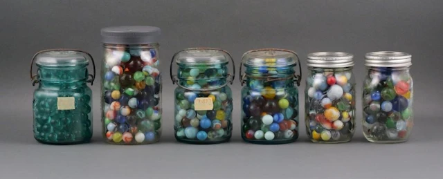 Large Vintage Marble Collection