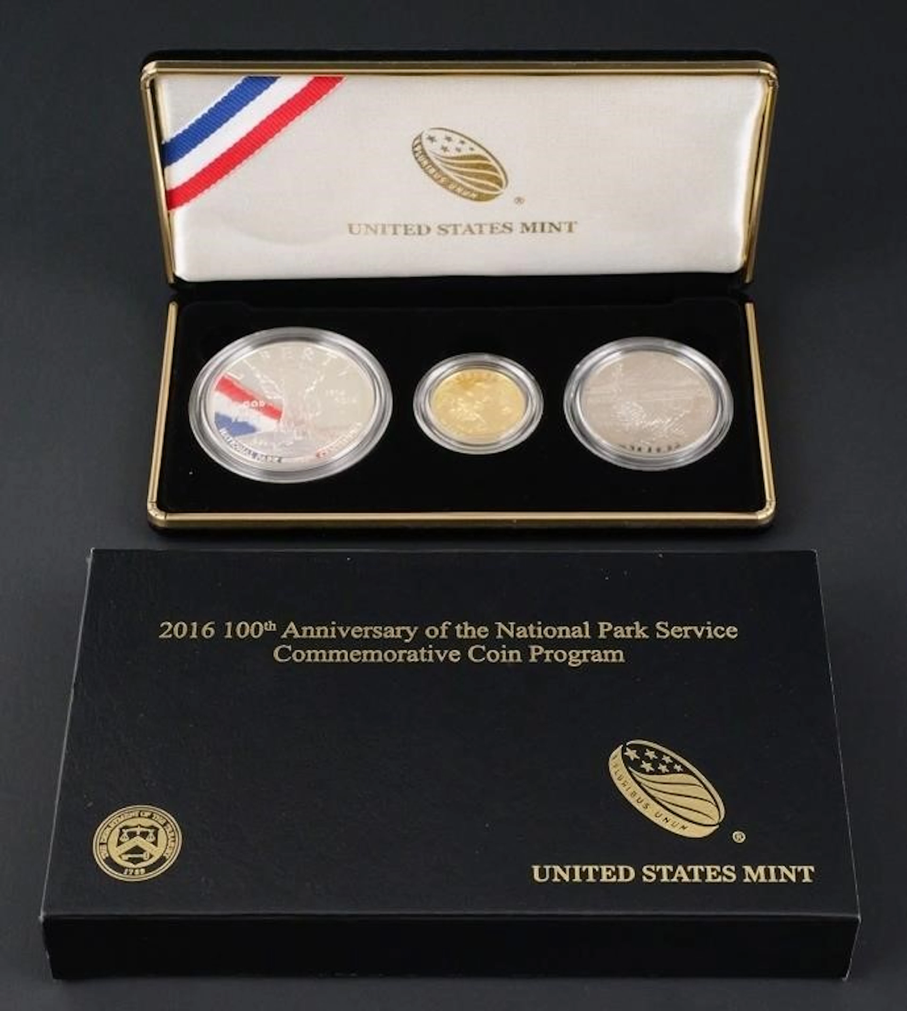2016 National Park Service 3-Coin Proof Set