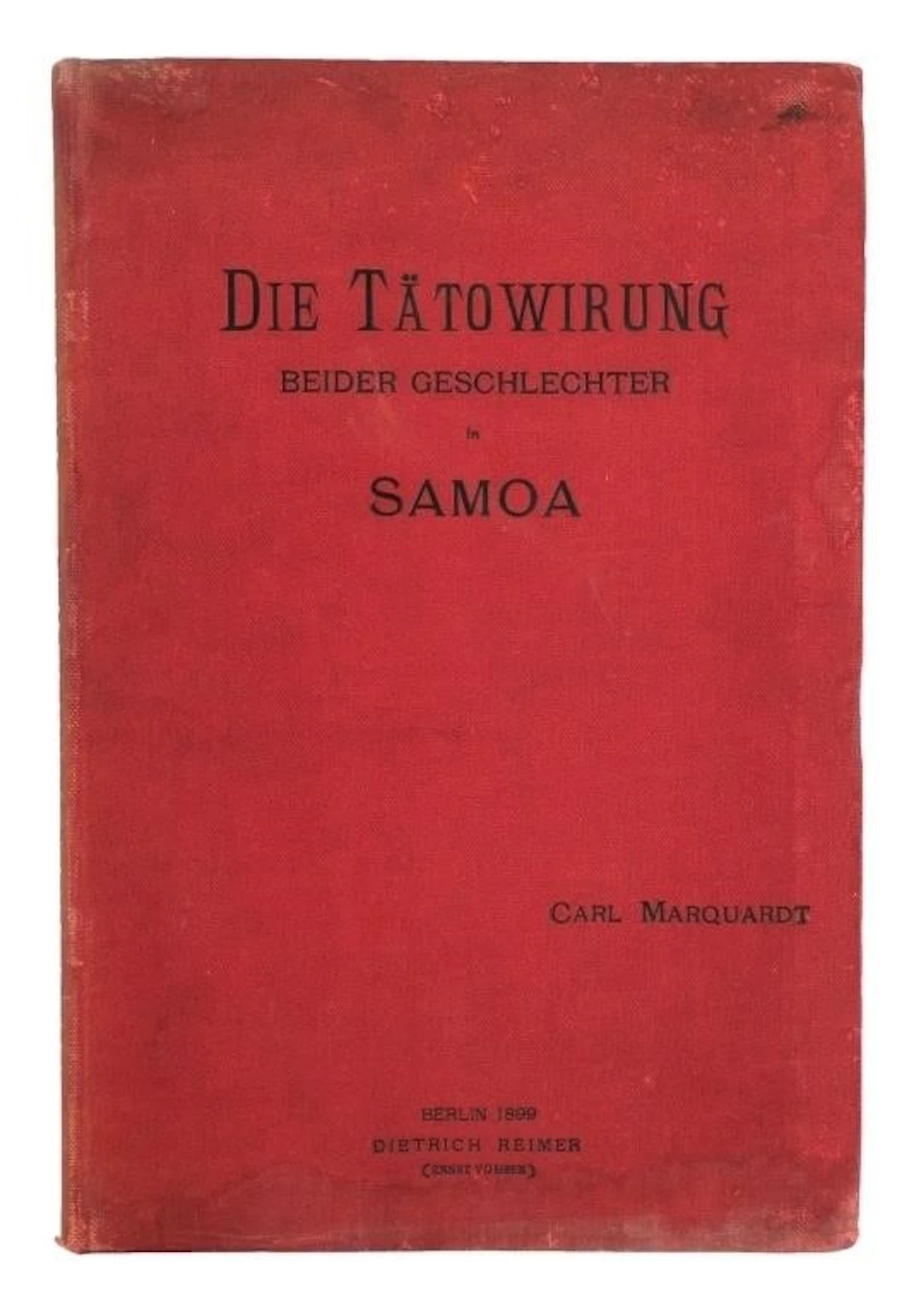 Die Tatowirung Beider Geschlechter in Samoa Book