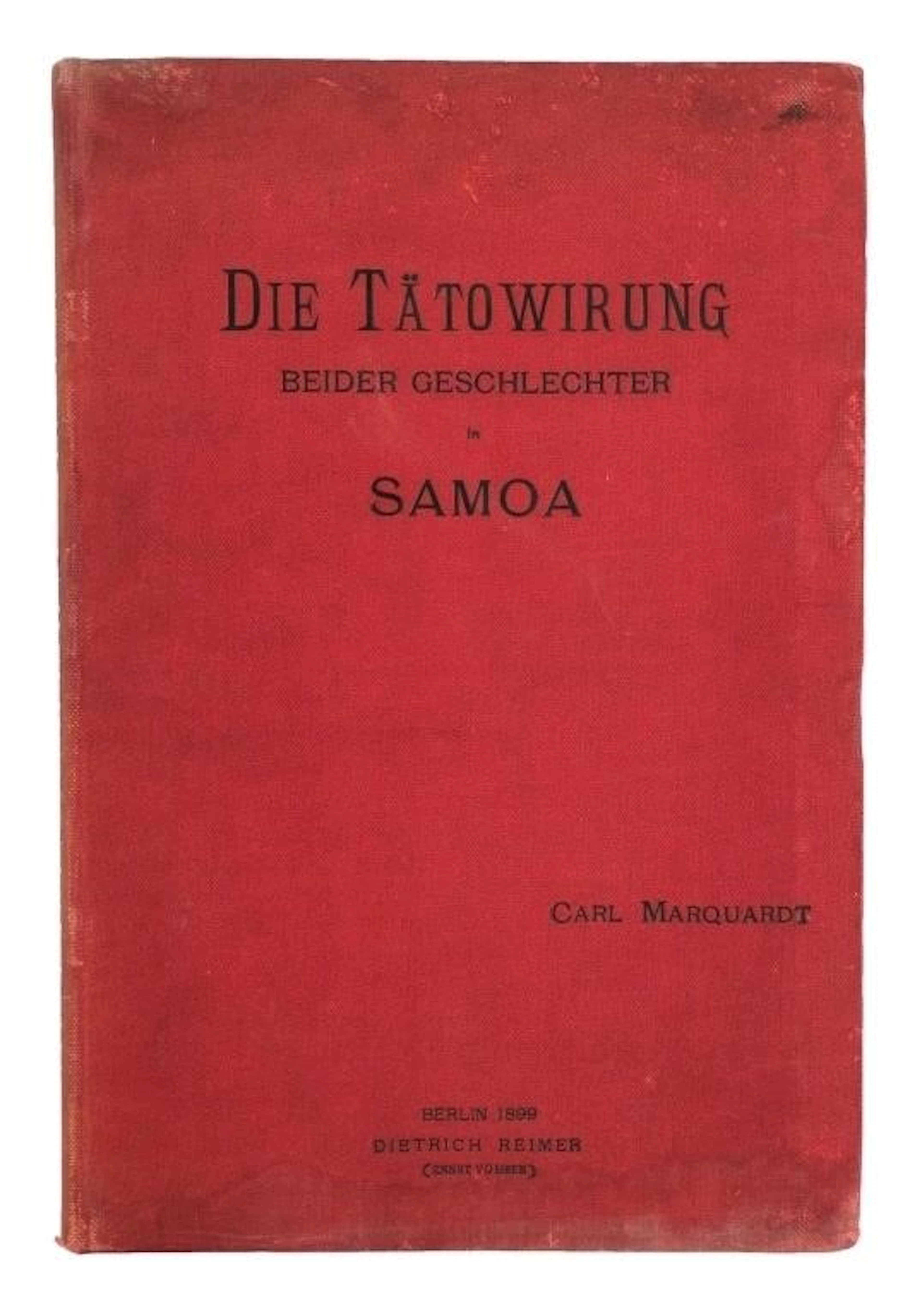 Die Tatowirung Beider Geschlechter in Samoa Book