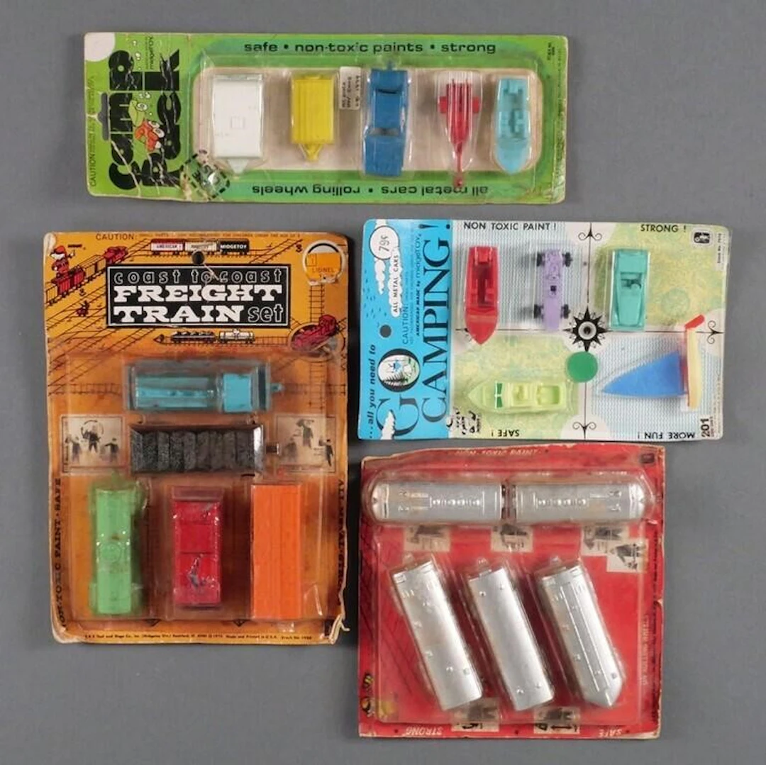 (4) Midge Toys Train & Camping Sets