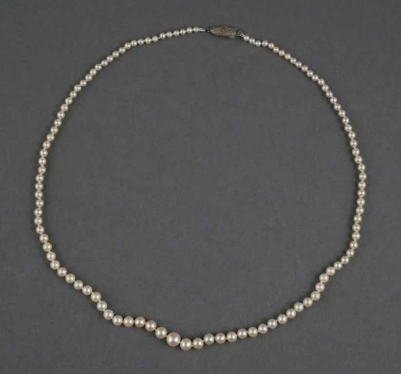 Sterling Silver and Pearl Necklace