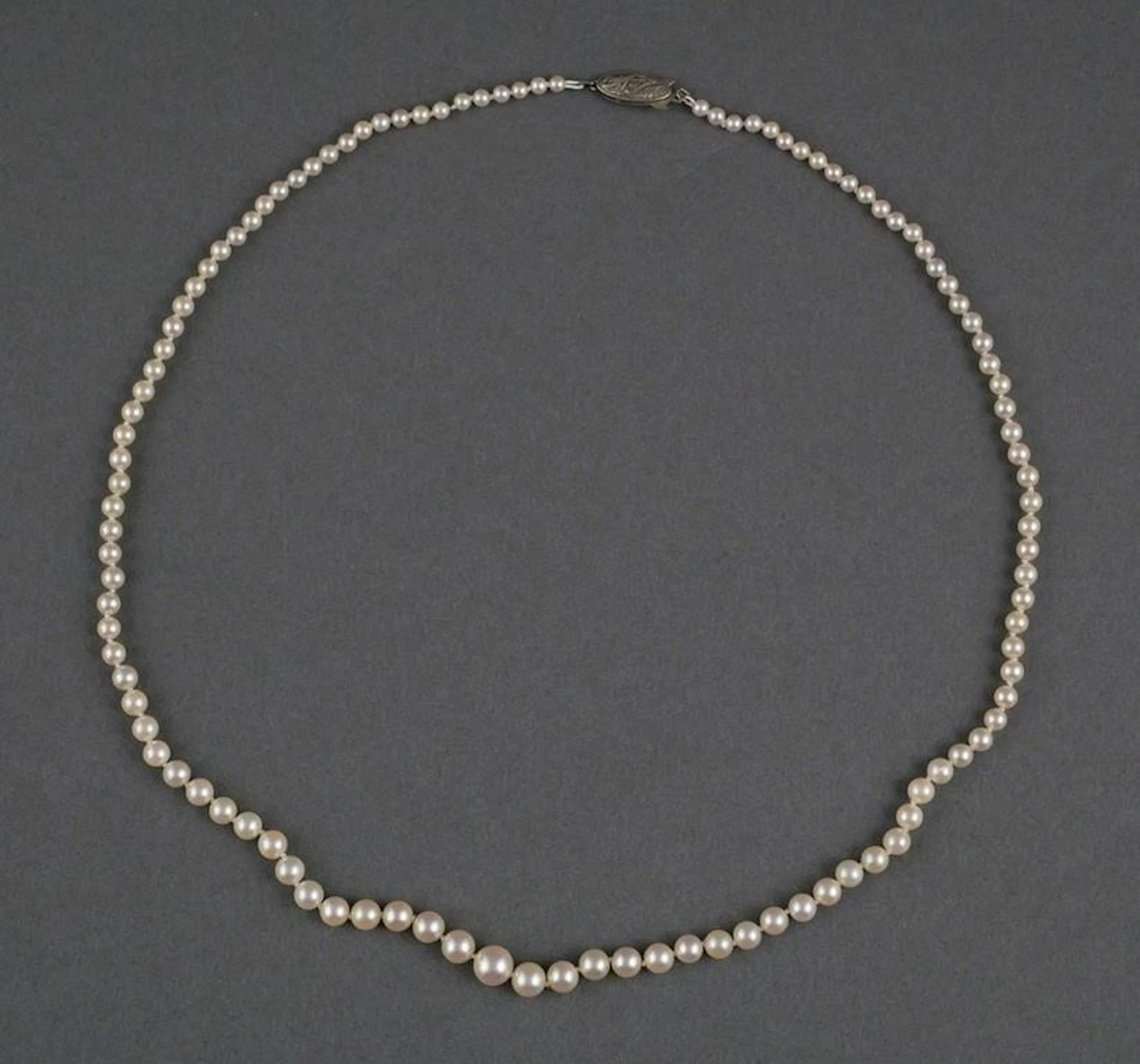 Sterling Silver and Pearl Necklace