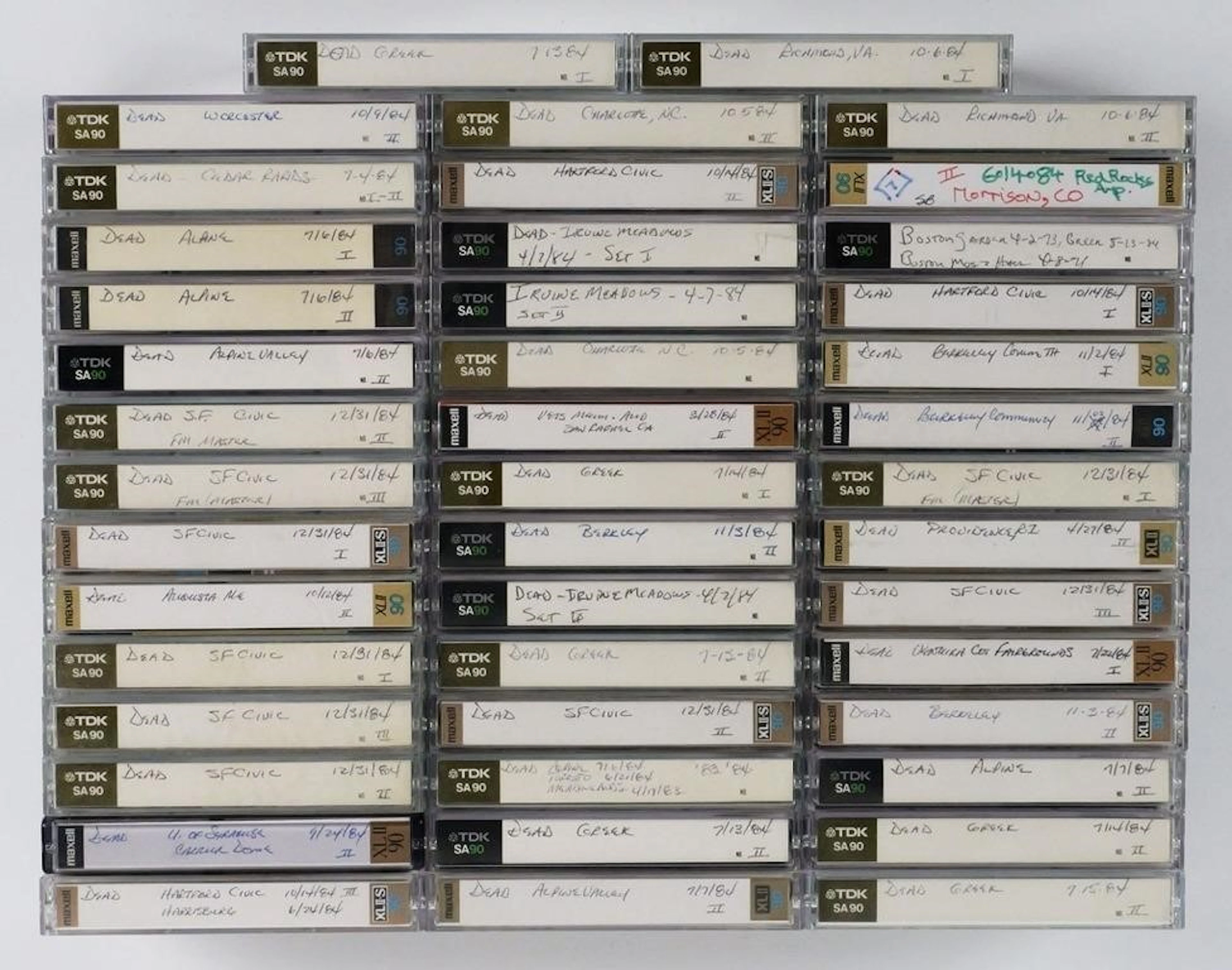 (44) Grateful Dead Live Cassette Tapes 1984