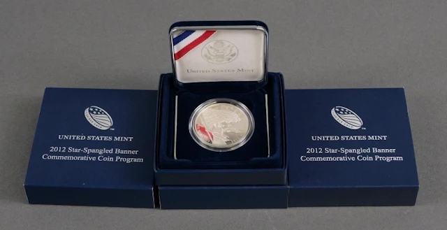 (3) 2012 US Mint Star-Spangled Banner Coins