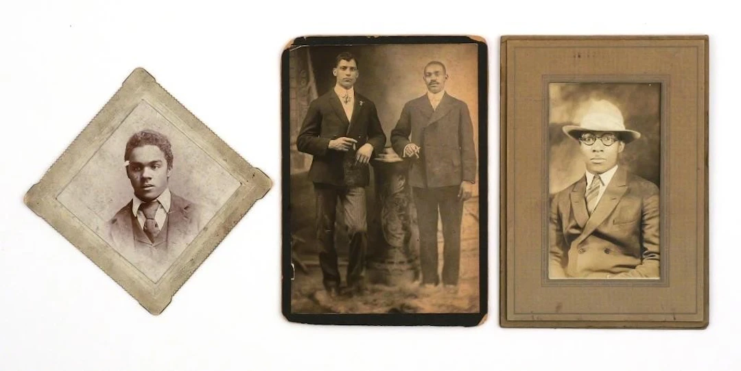 (3) Grouping Antique African American Photographs