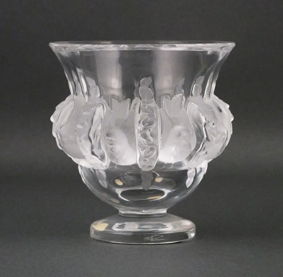 Lalique Crystal Vase