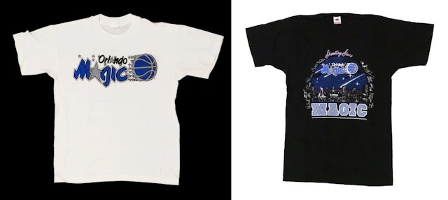 (2) Orlando Magic NBA Basketball T-Shirts