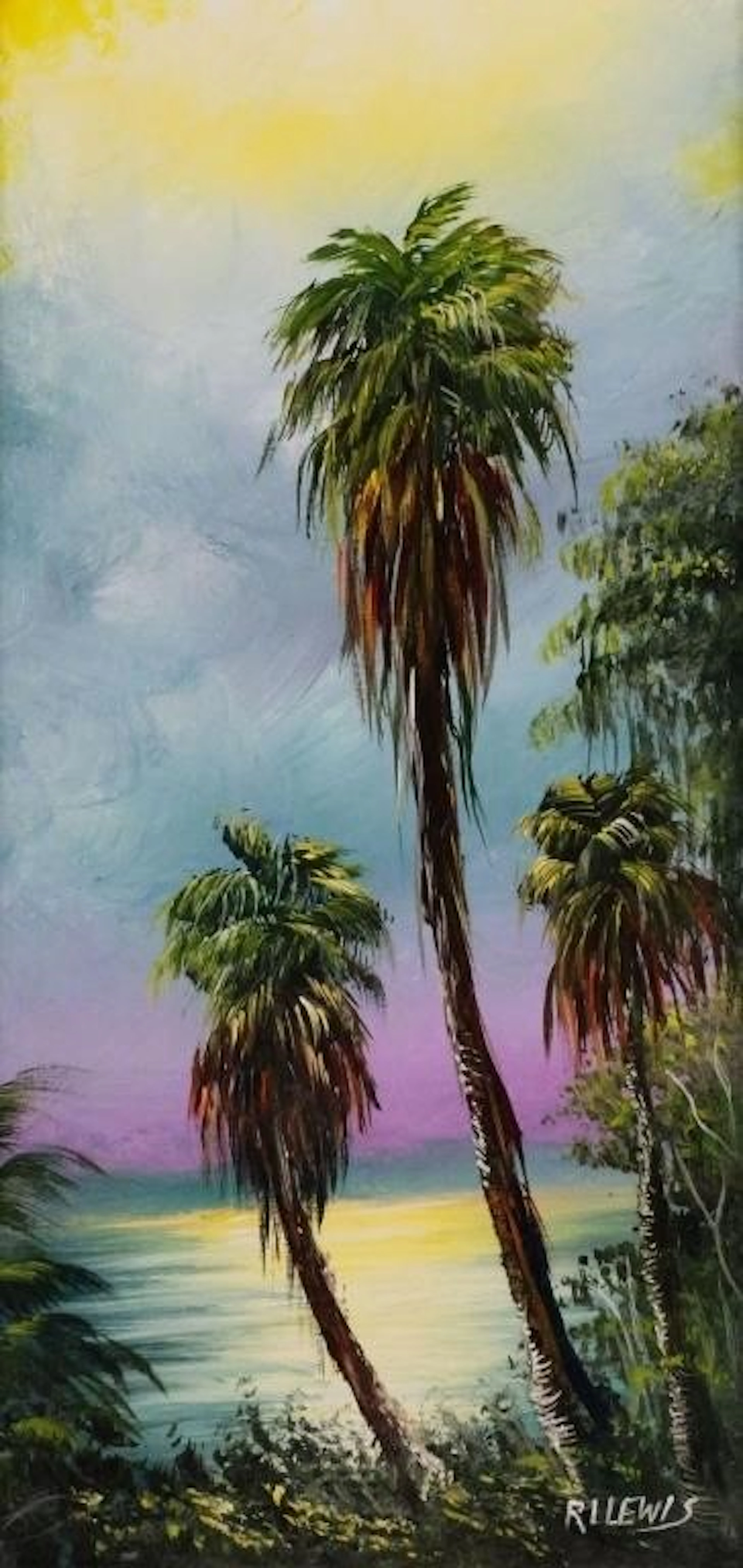 HIGHWAYMEN R.L. LEWIS, Oil on Canvas
