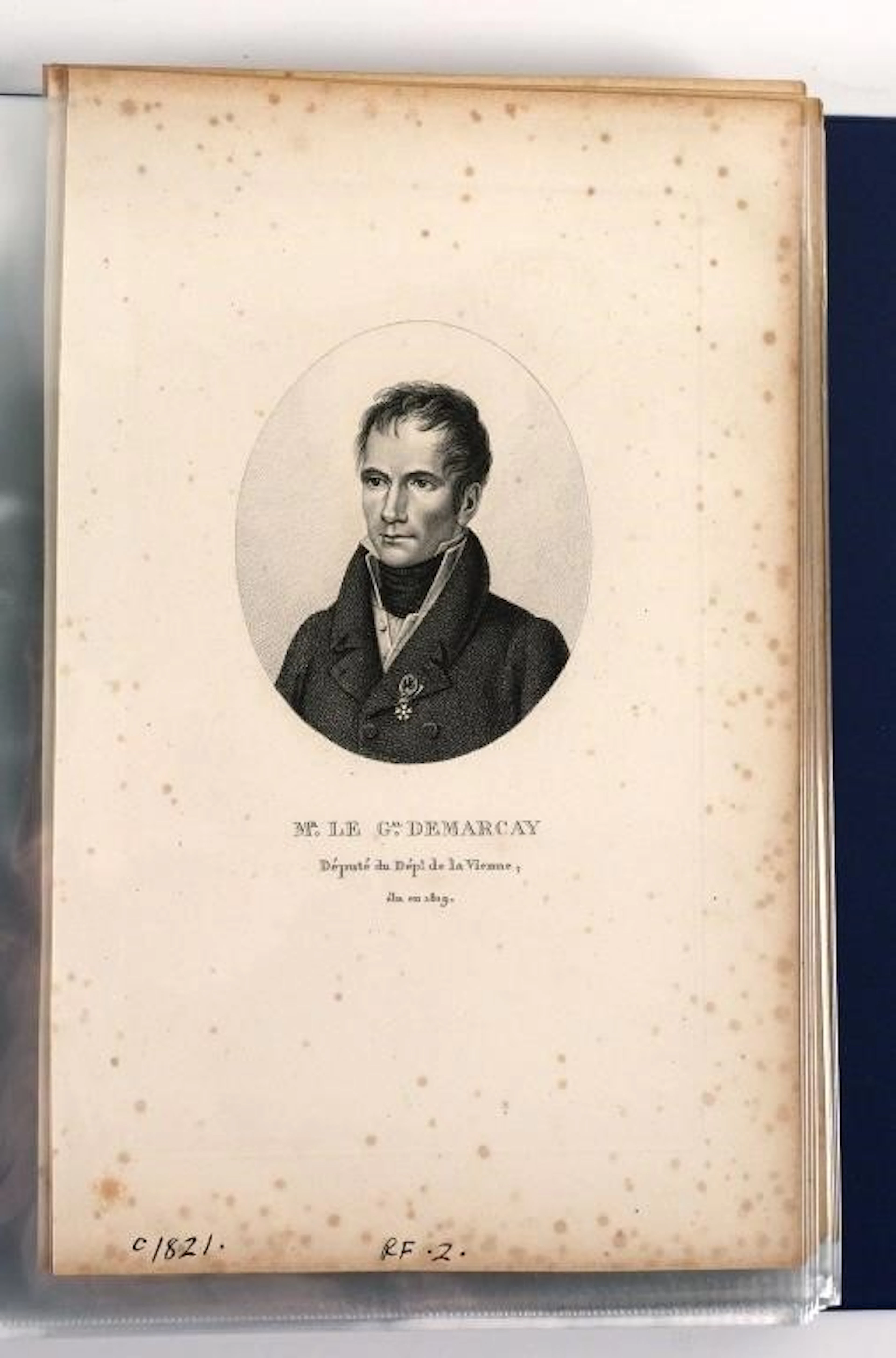 (70) c. 1821 French Political Portrait Engravings