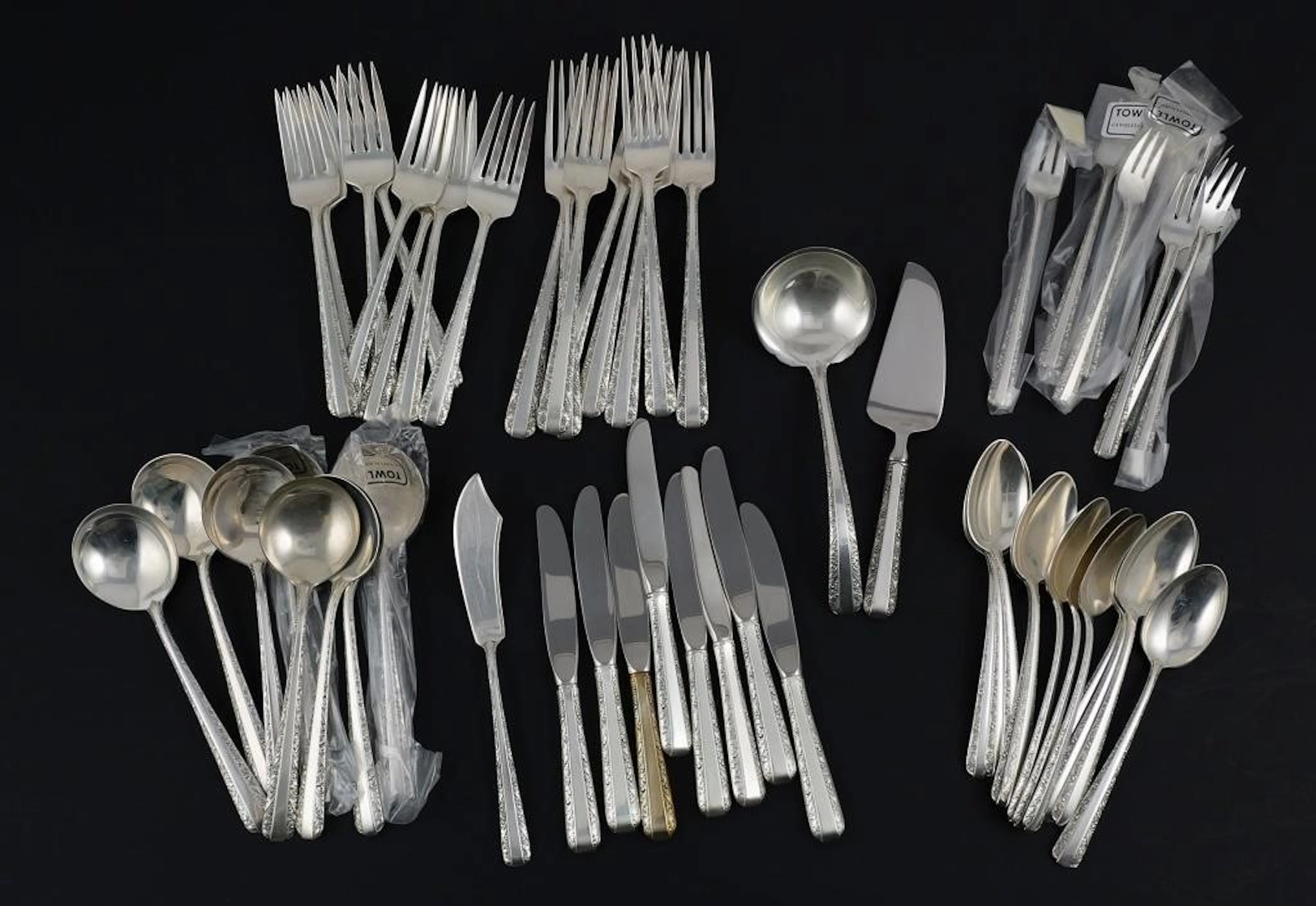 (56) pcs Towle Sterling Candlelight Flatware